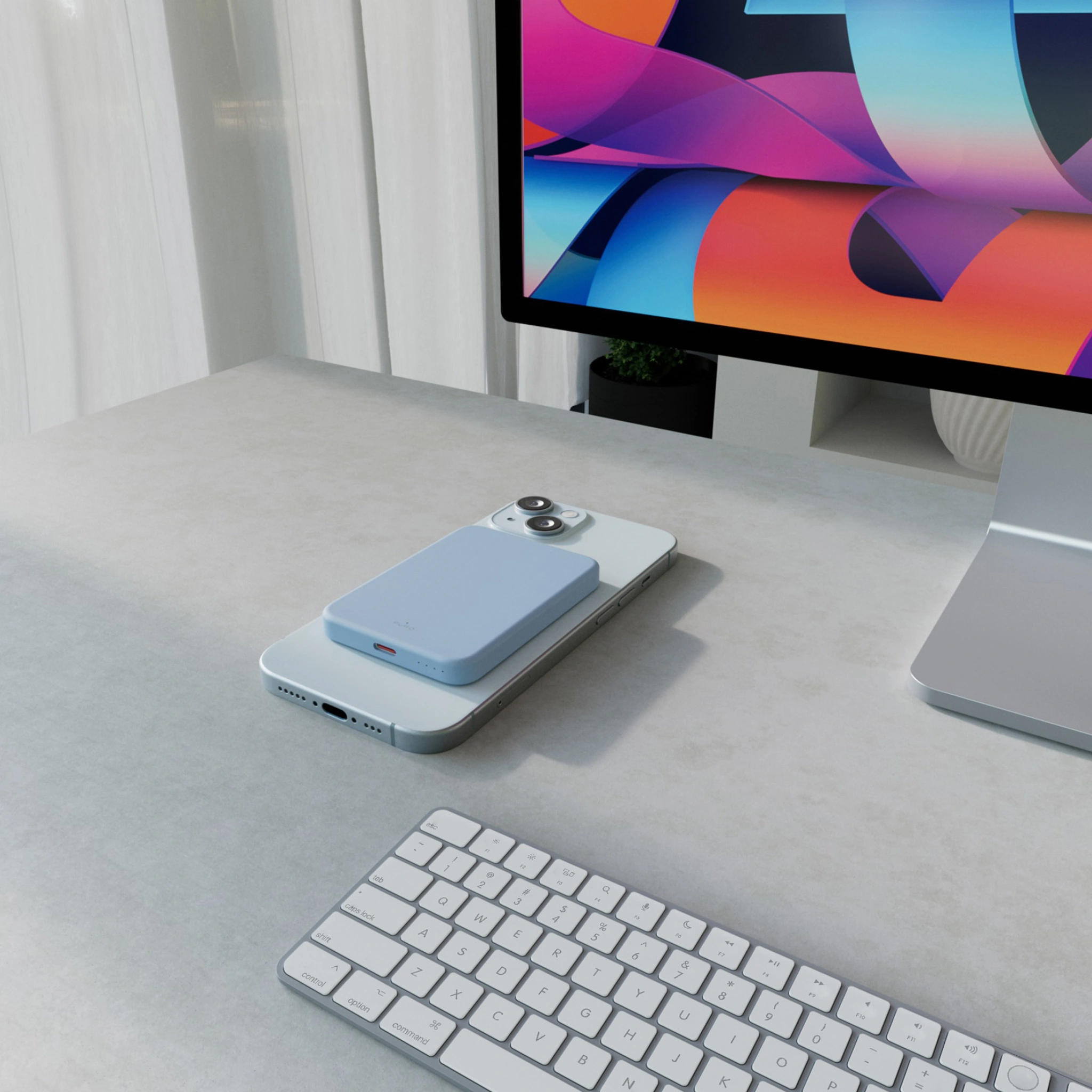 PURO Power Bank Wireless “Mini Power Mag” 4200 mAh for iPhone