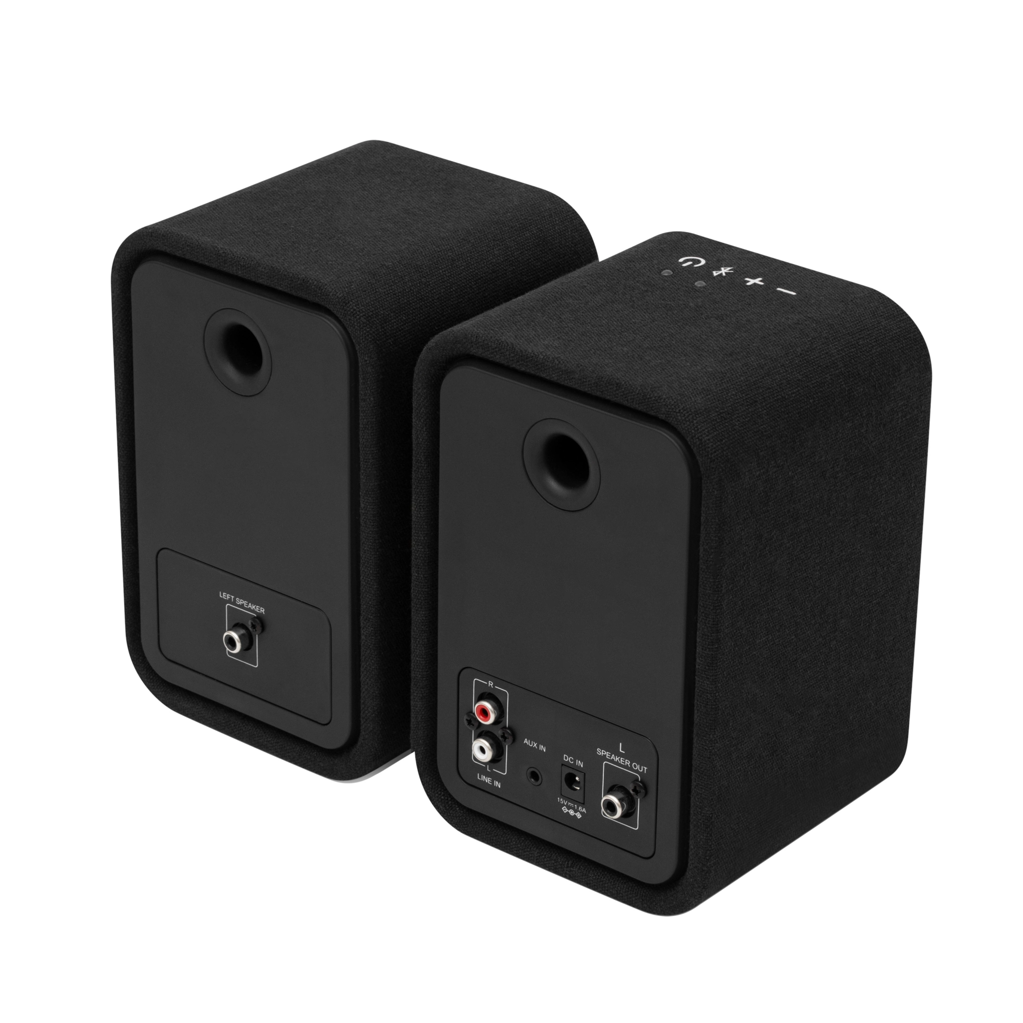 Marley Uplift Bookshelf Bluetooth®-højttalere. Sort