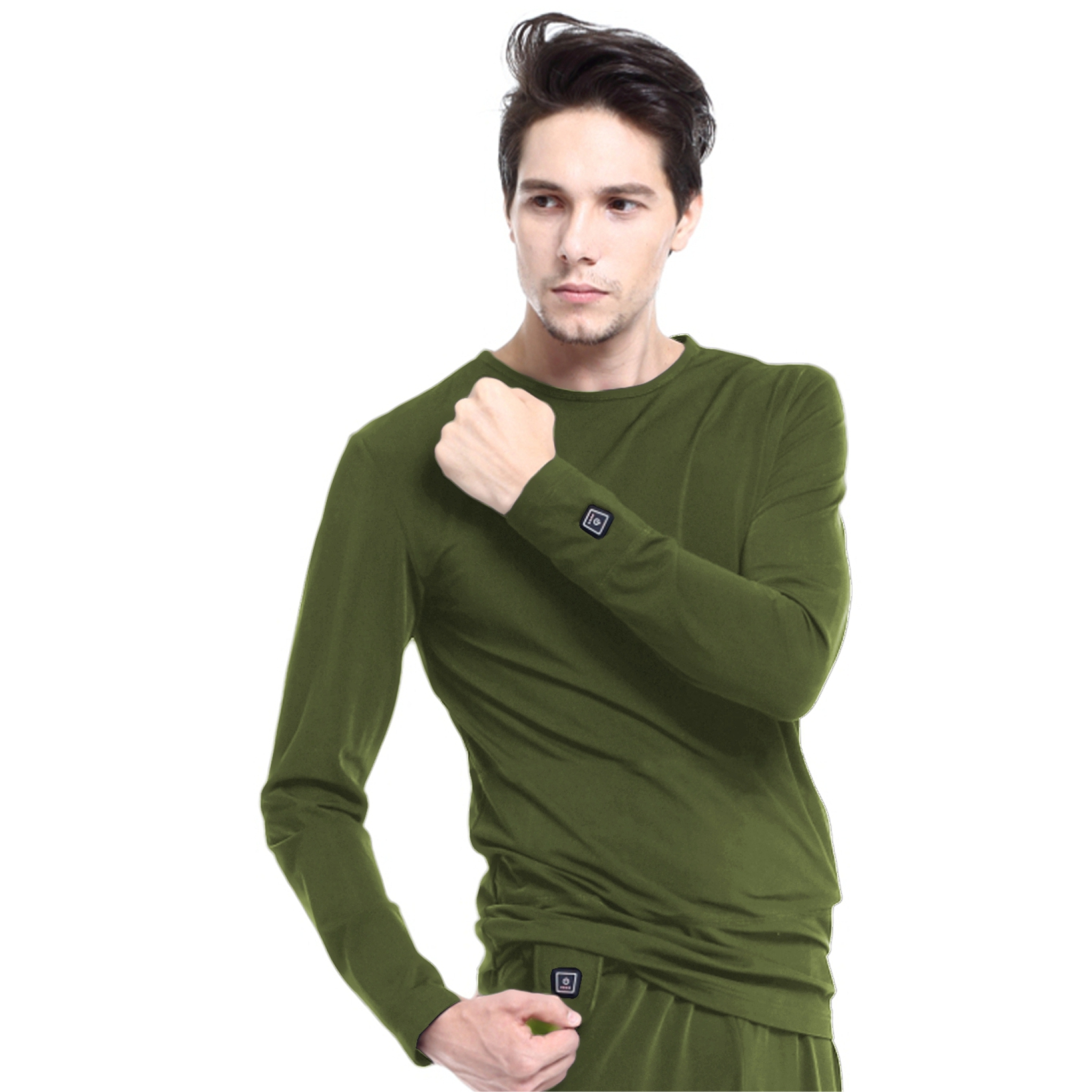 Glovii Heated Sweatshirt XL. Green