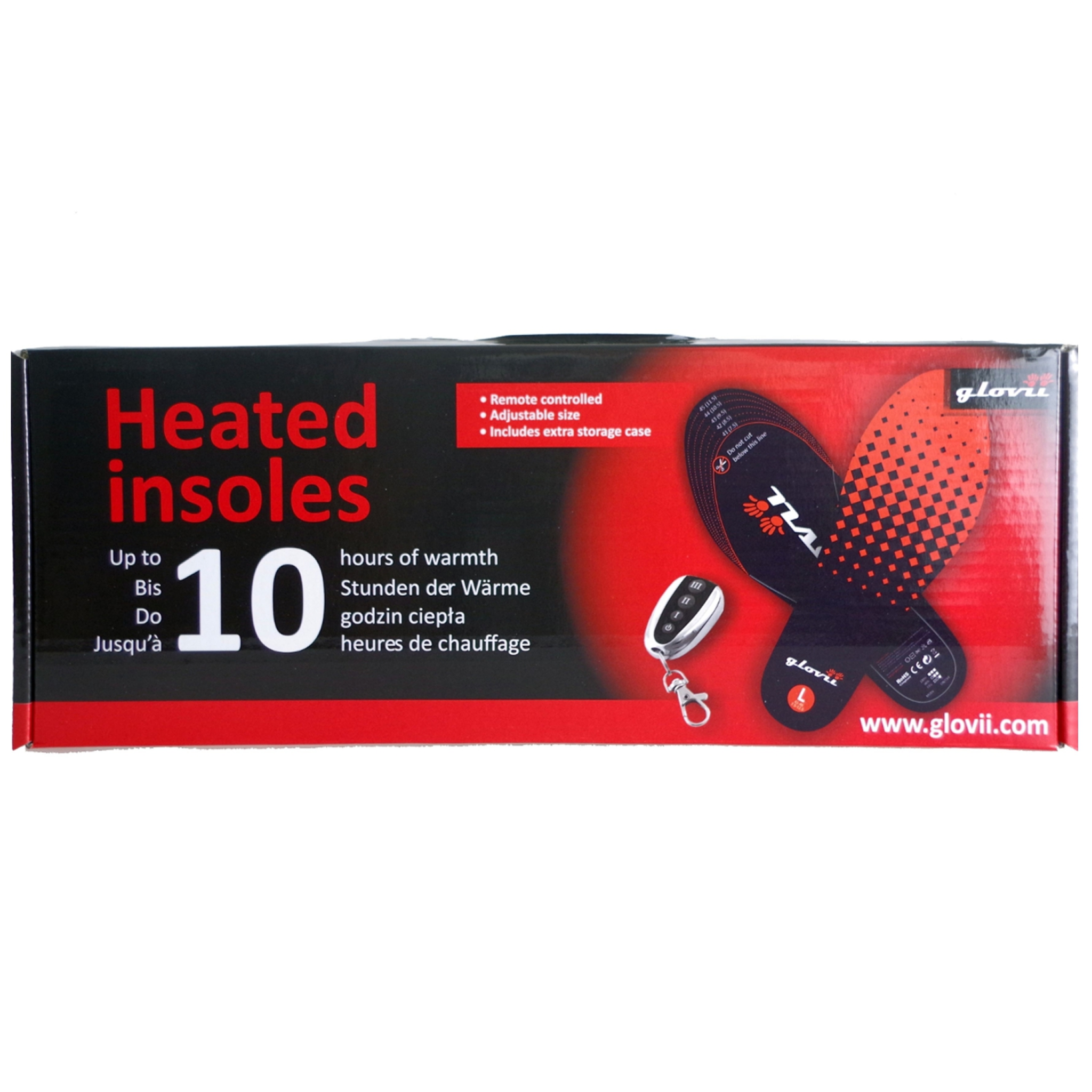 Glovii Heated Insoles with Remote Size M Glovii Heated Insoles with Remote Size M