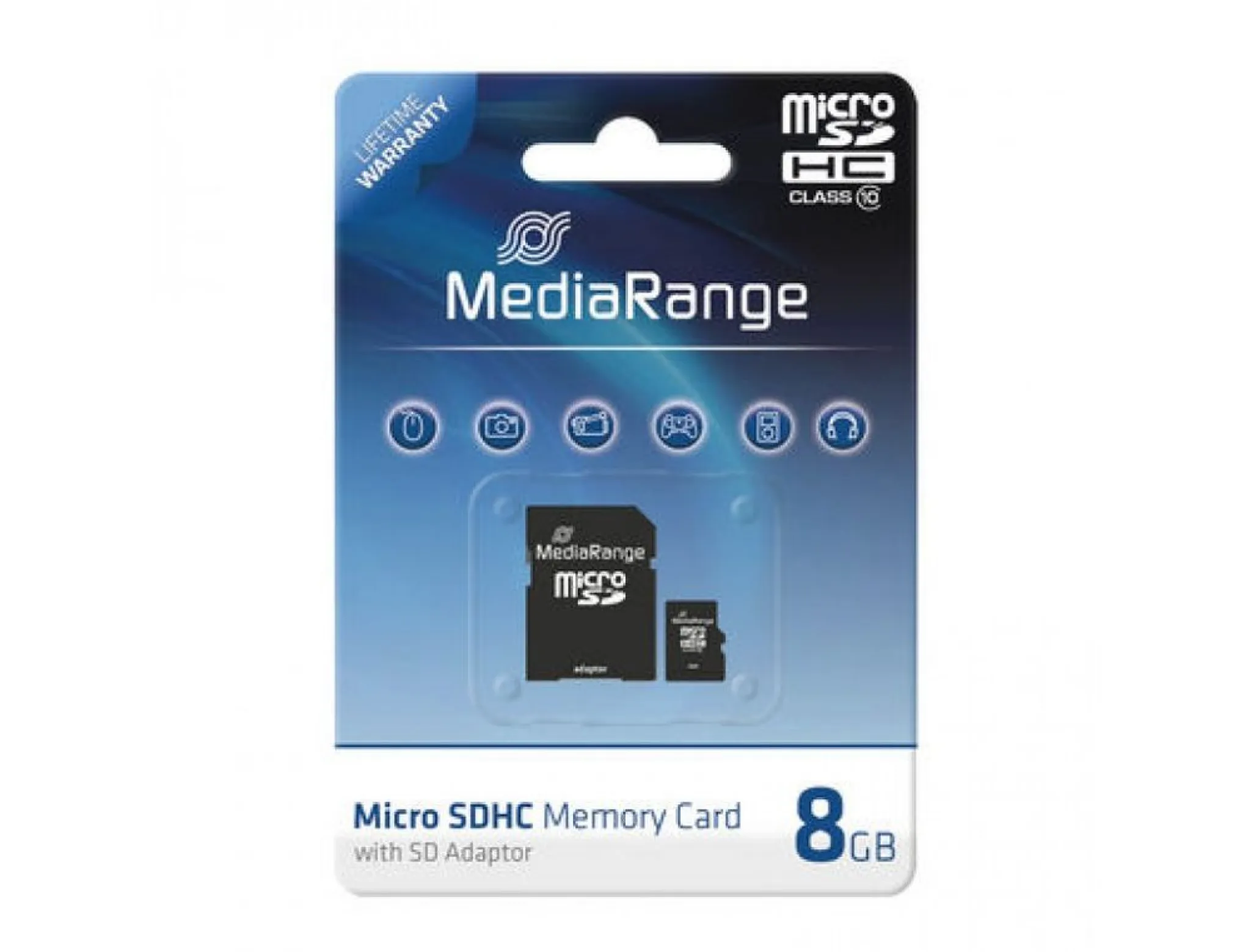 MediaRange Micro SDHD kort 8GB