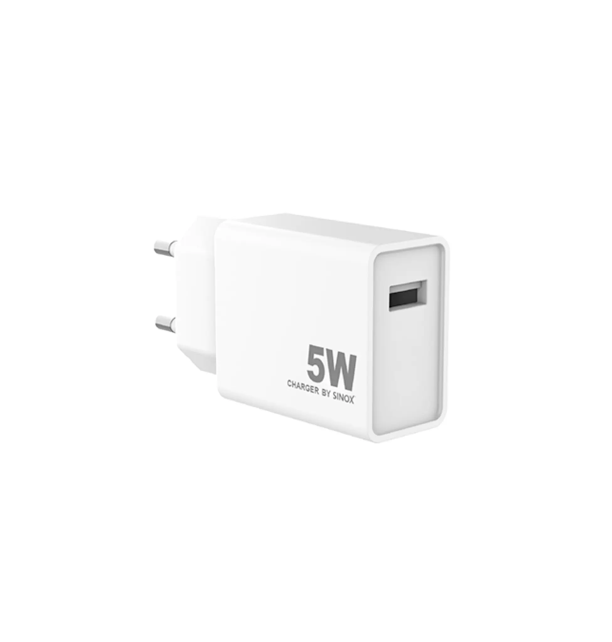 Sinox Wall Charger USB-A 5W. White