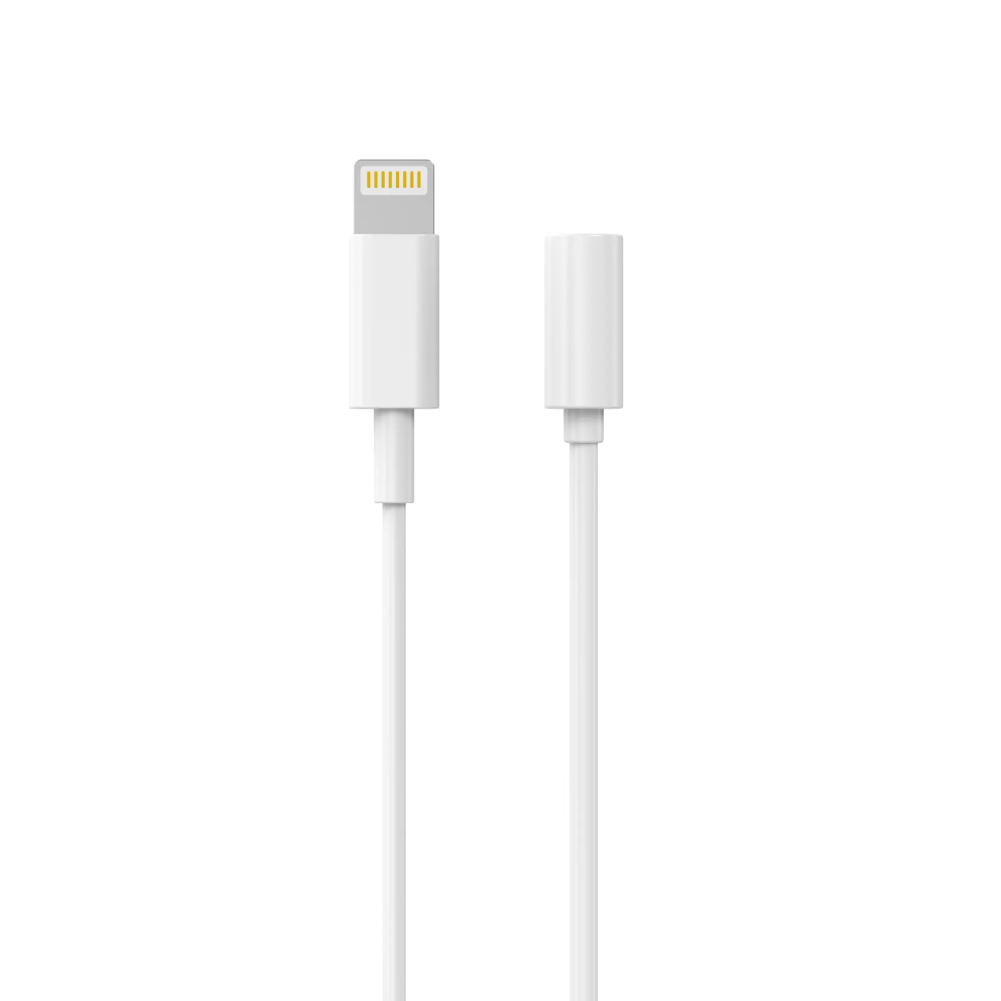 Sinox PRO Lightning to Jack adaptor with original Apple™ chip. 0.15m. White