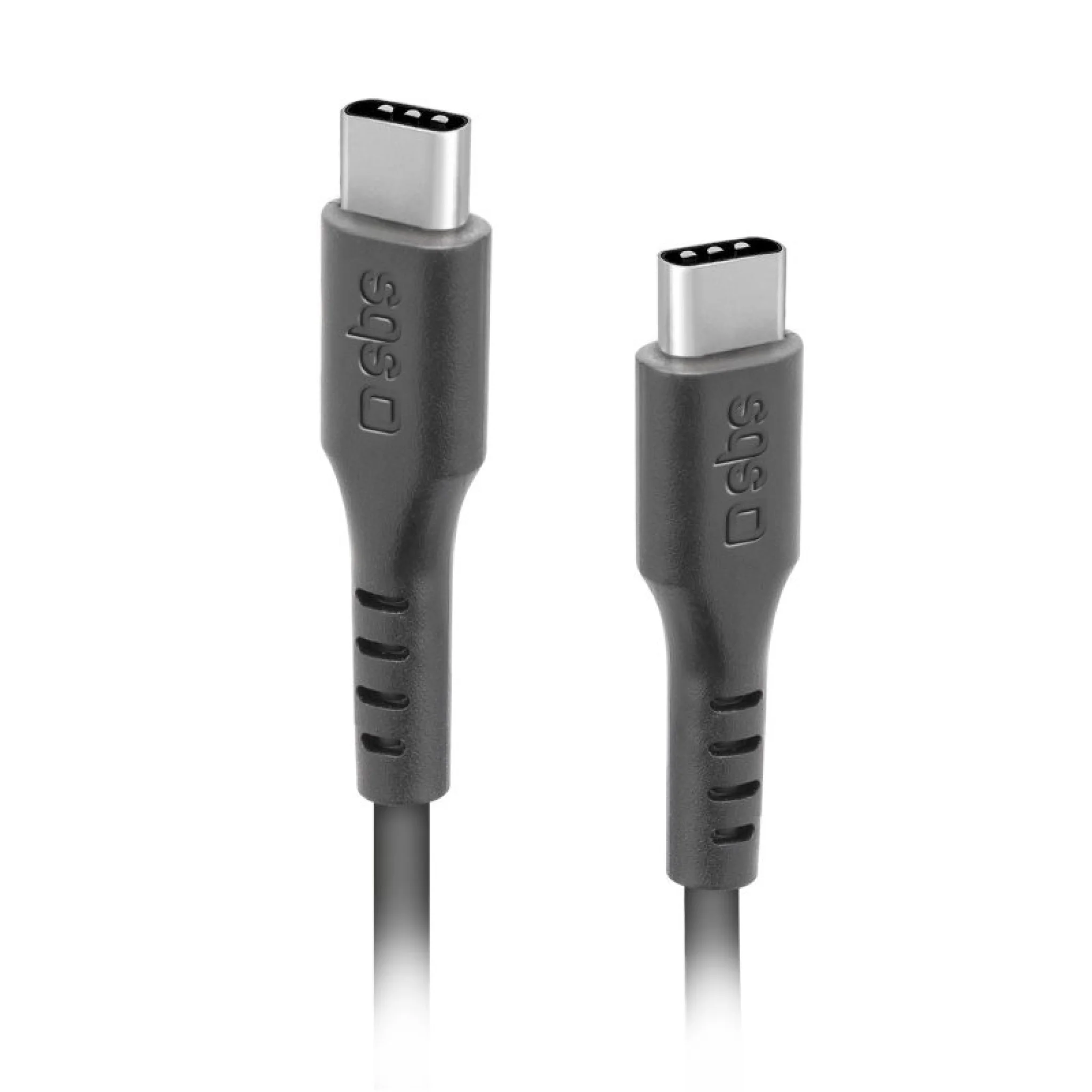 SBS USB-C Data and Charging Cable. 3m. Black
