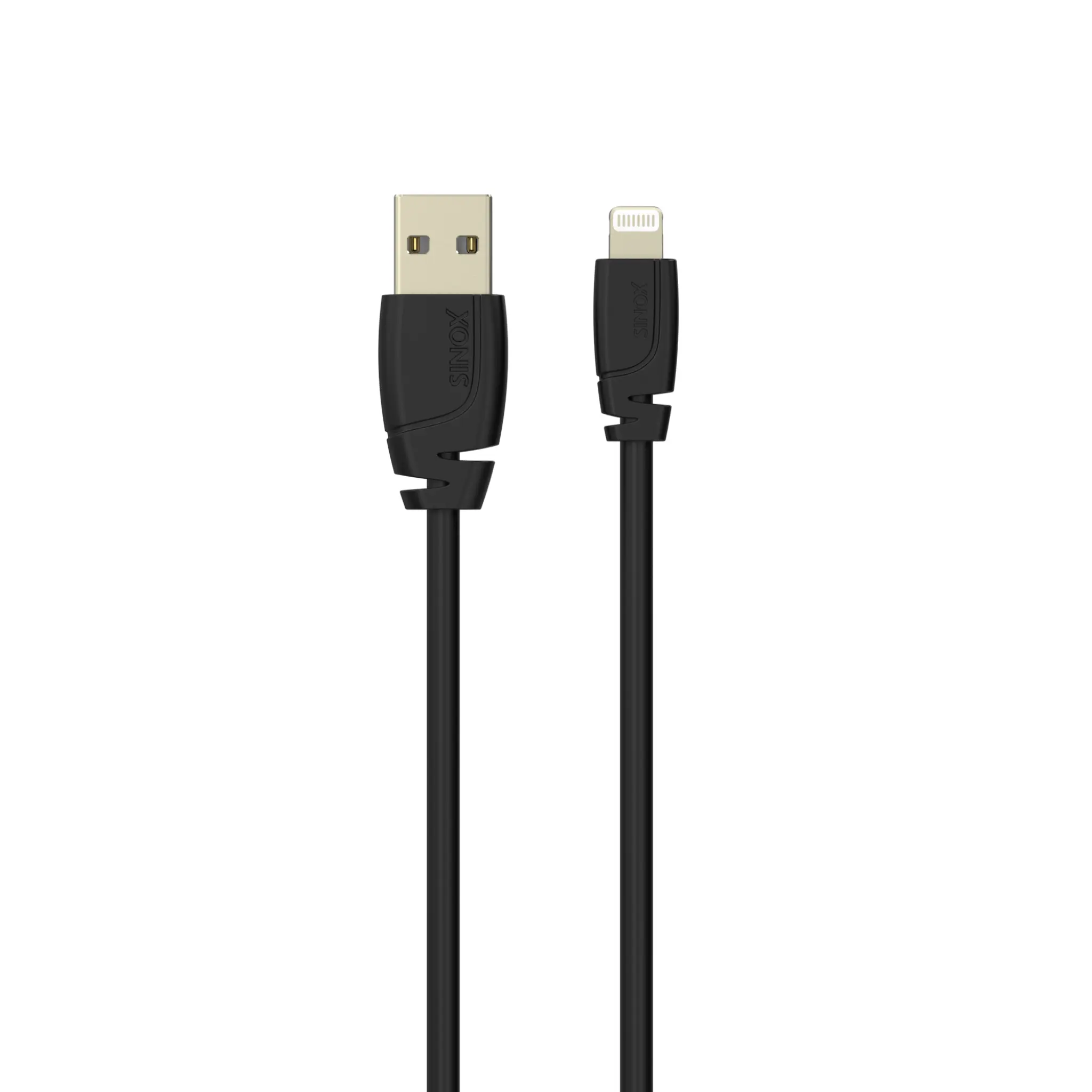 Sinox PRO Lightning Cable with Original Apple™ Chip. 1m. Black