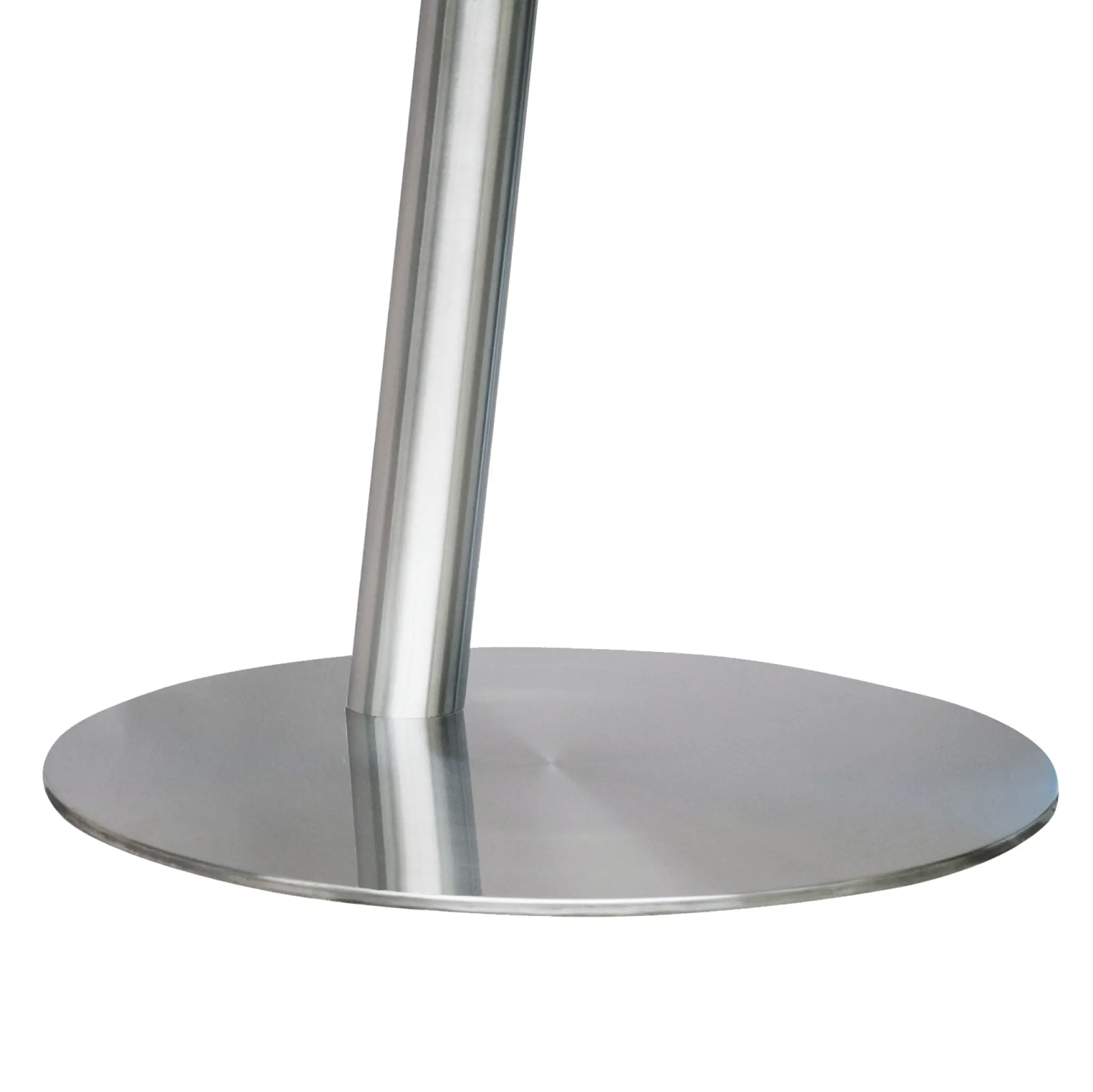 Sinox StandView TV Floor Mount, angled with rotatable top. 26"-65". Alu finish