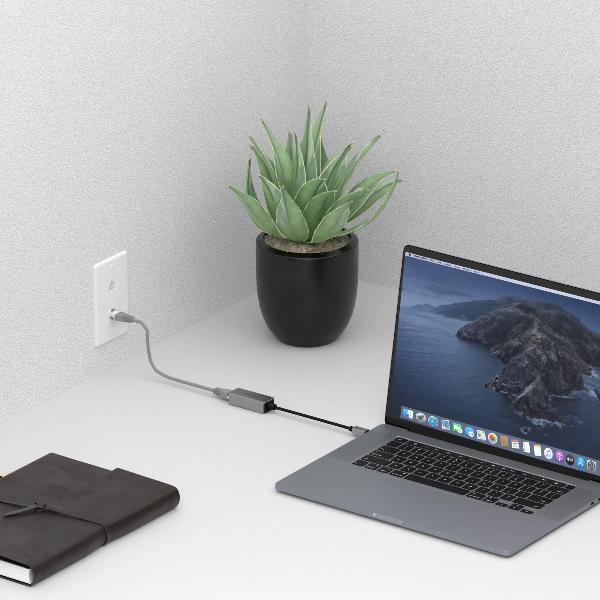 Marmitek USB-C to Ethernet adapter. 0.15m