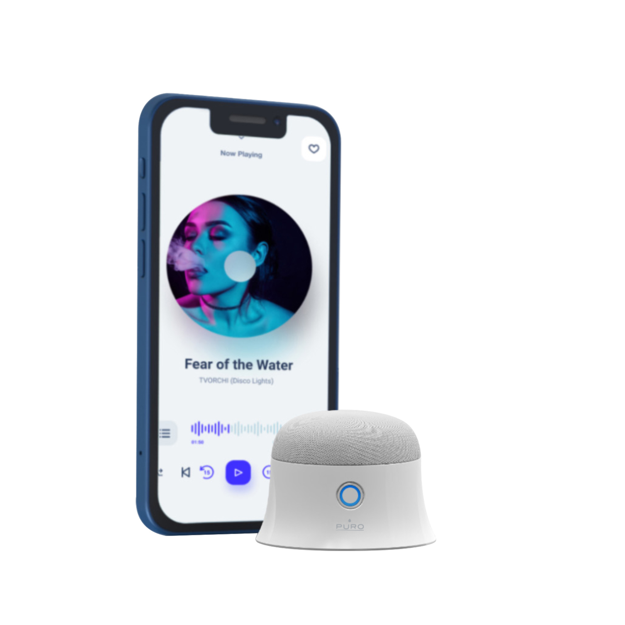PURO Compact Mag Go-højttaler kompatibel med MagSafe