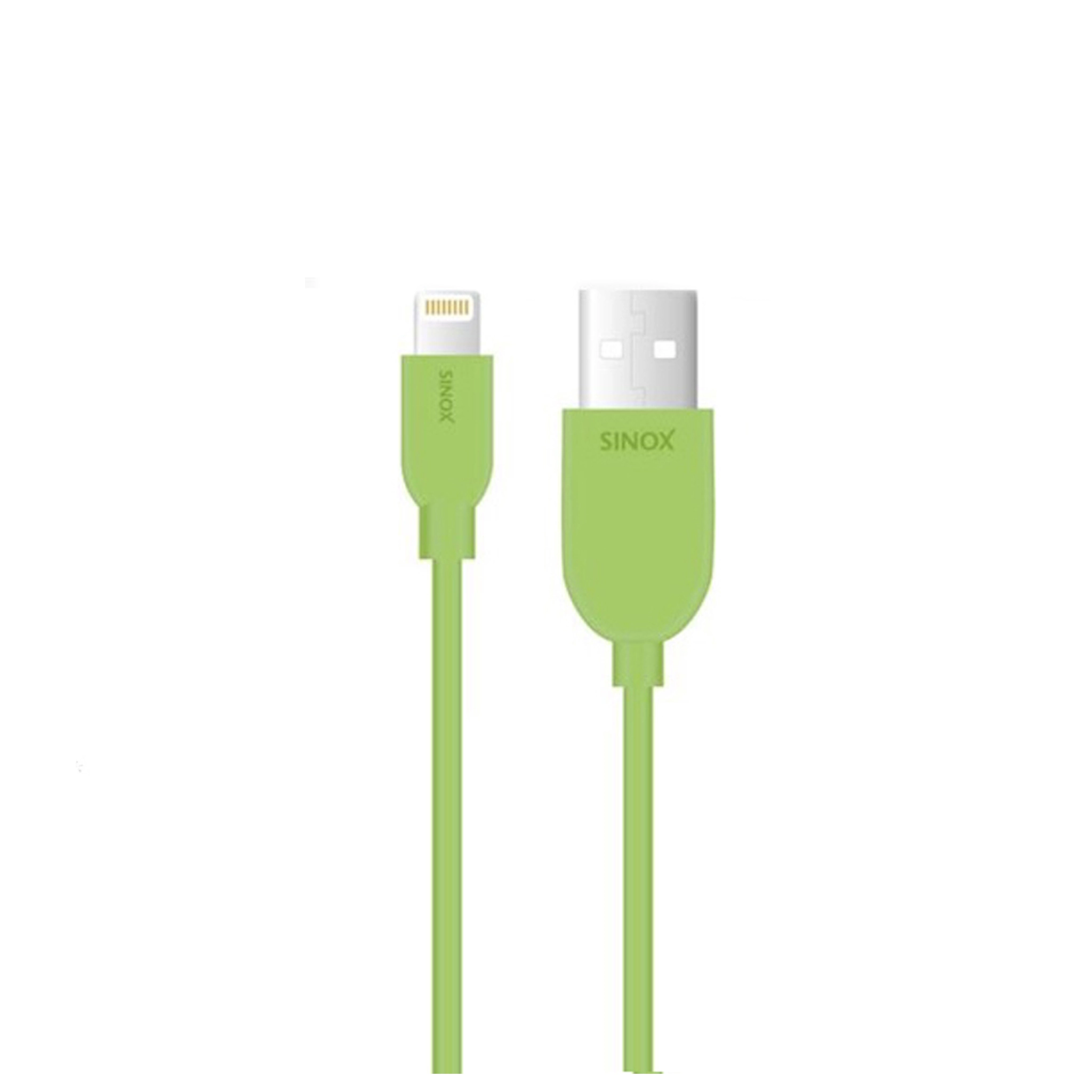 Sinox Lightning Cable with original Apple™ chip. 1m. Green