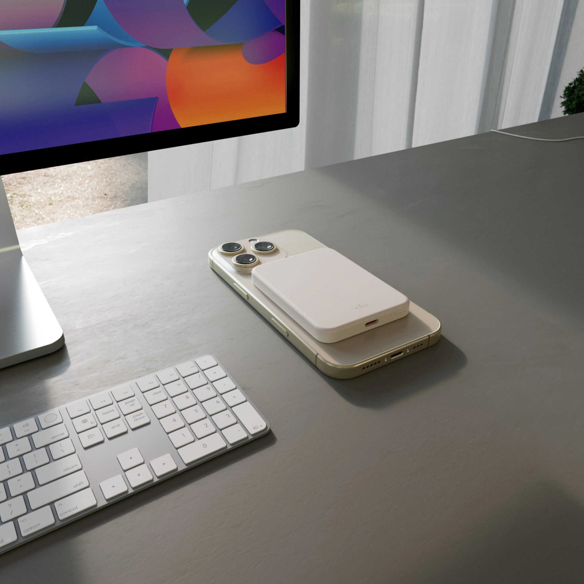 PURO Power Bank Wireless “Mini Power Mag” 4200 mAh for iPhone