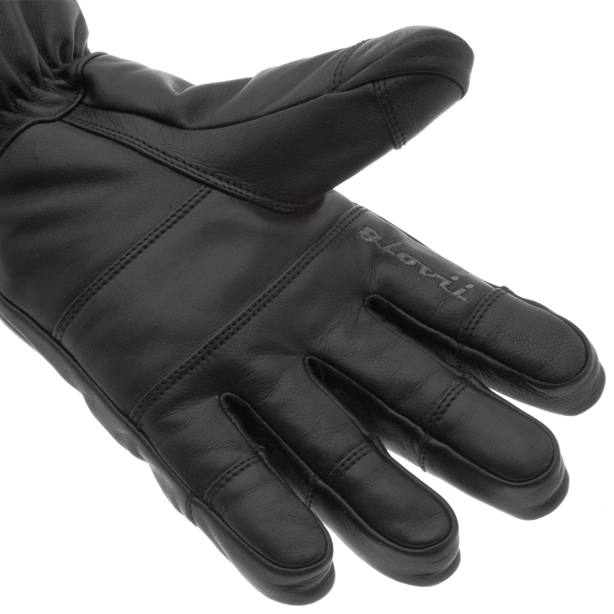 Glovii Heated Leather Ski Gloves XL. Black