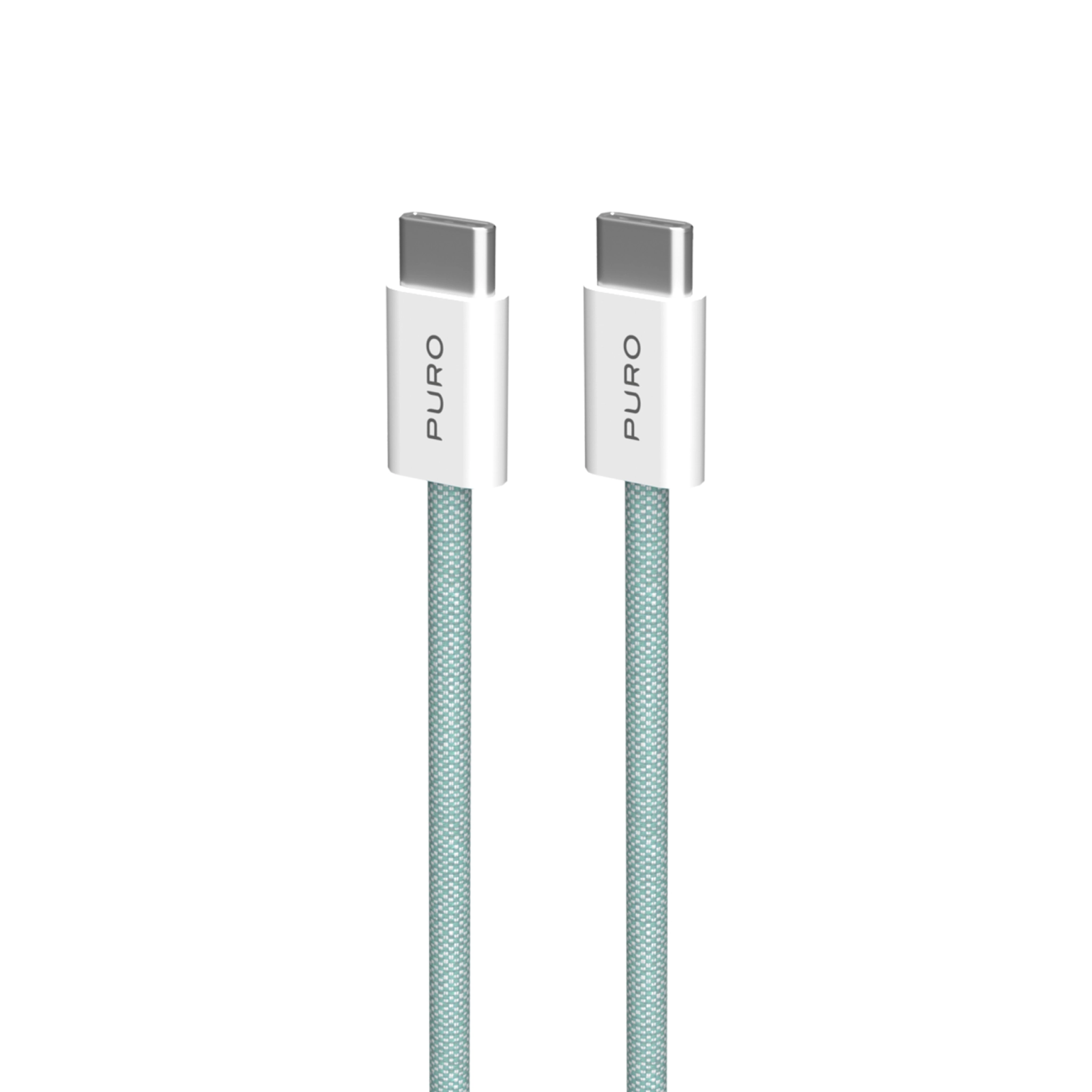 PURO Fabrik 2.0 60W USB-C to USB-C Charging and Sync Cable 1.5m