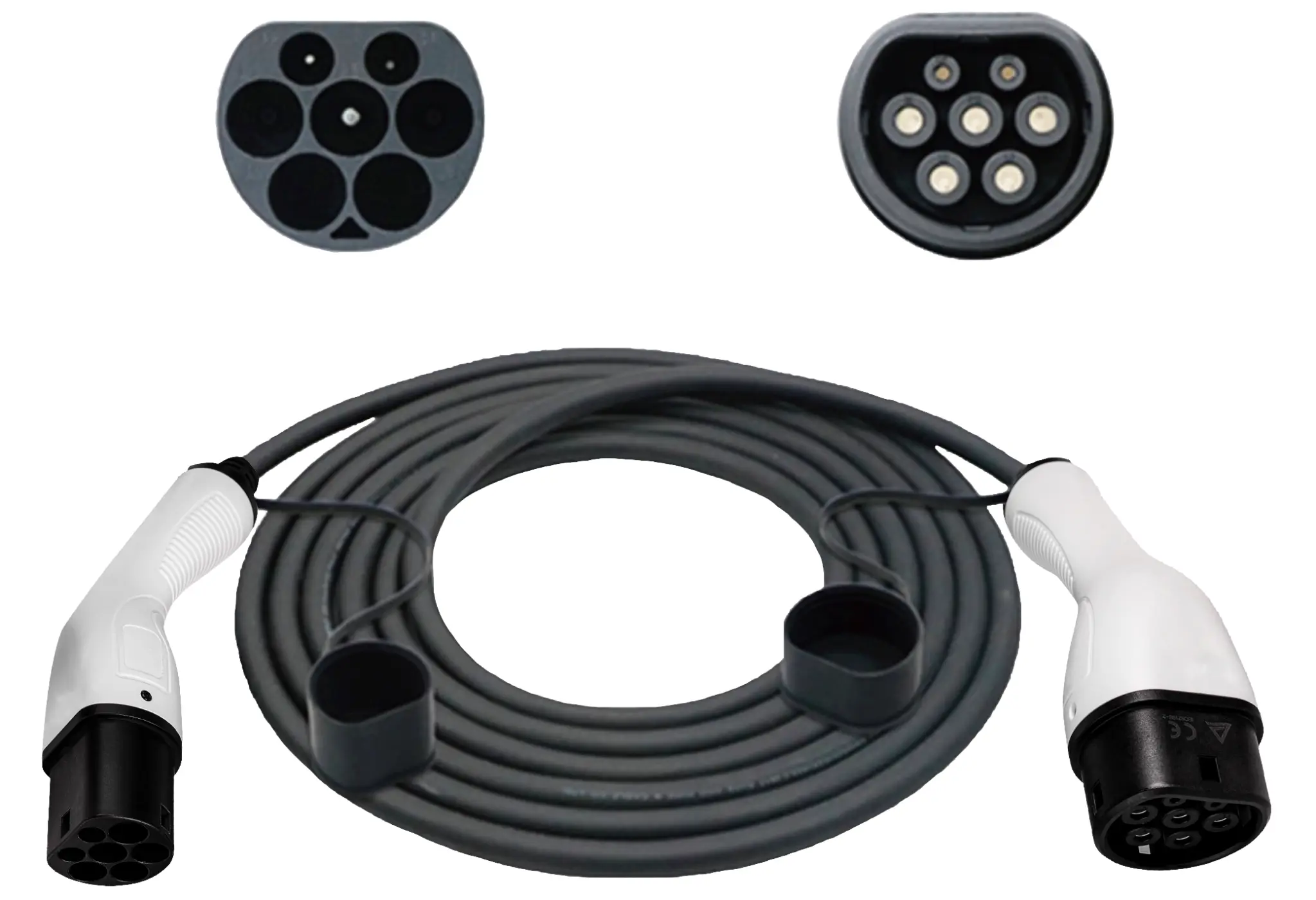 Sinox EV Charging Cable Mode 3. 16A 3 phases. 5m. Black
