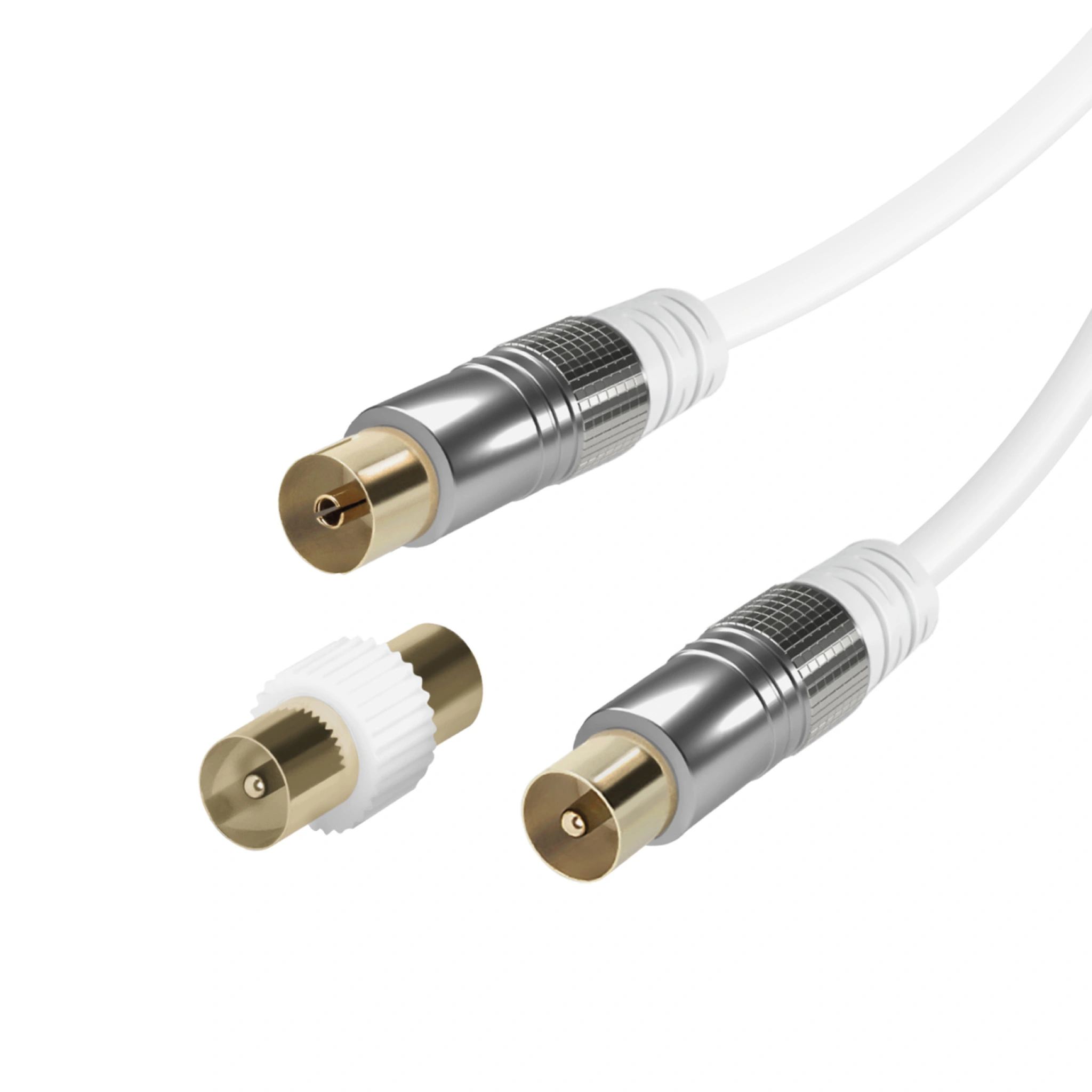 Vivanco Satellitantennekabel med ferritkerne, 110 dB