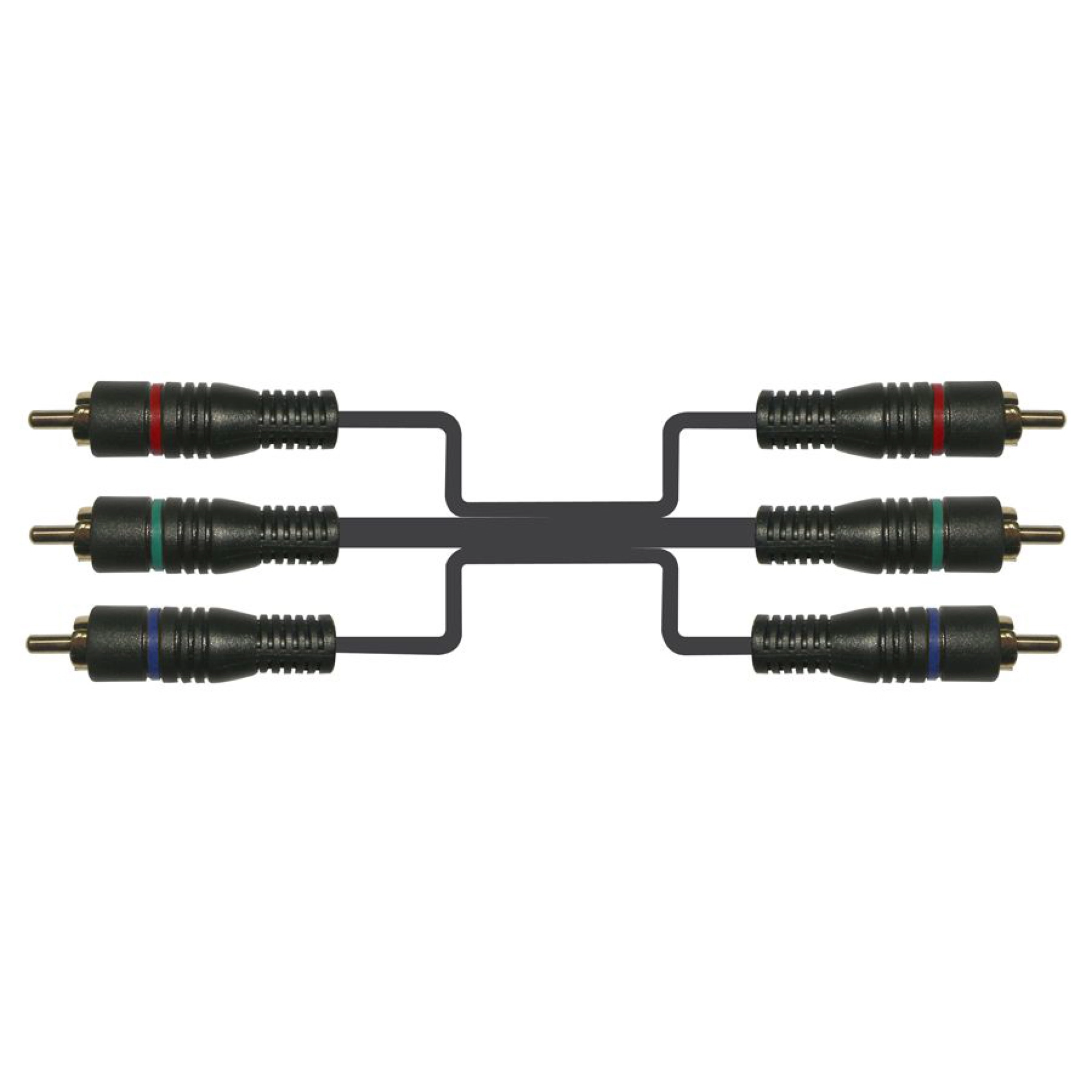 Connectech Component Video Cable. 2m. Black