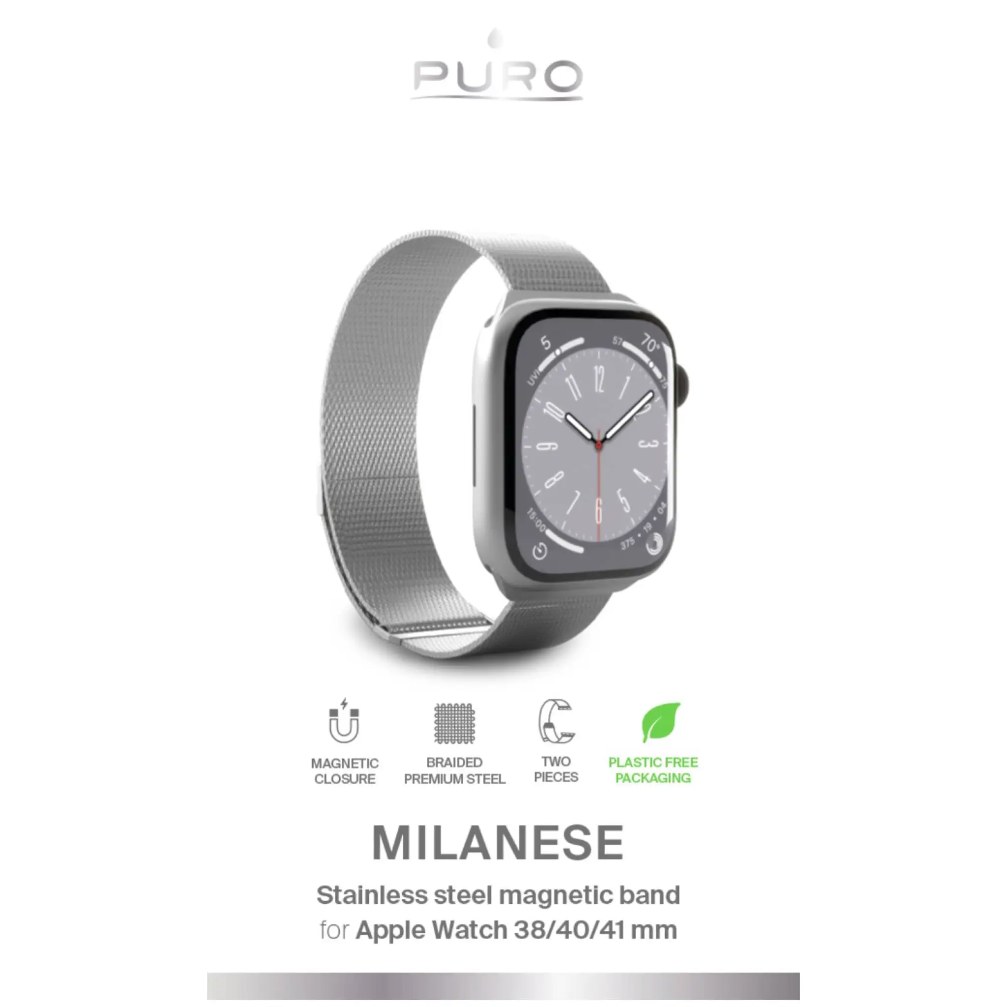 PURO MILANESE Replacement band for Apple Watch
