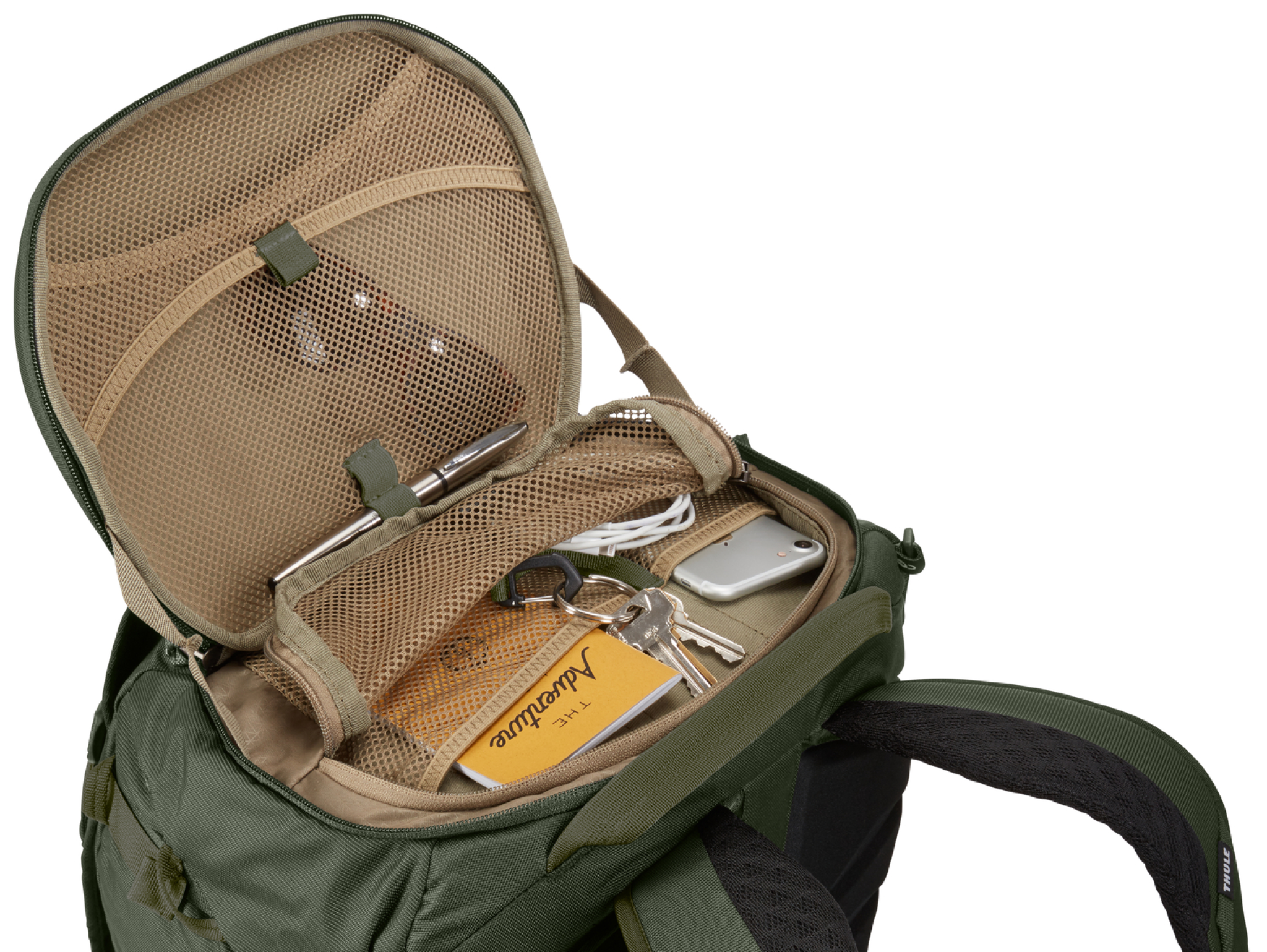 Thule Landmark 60L backpack. Dark Forest Green