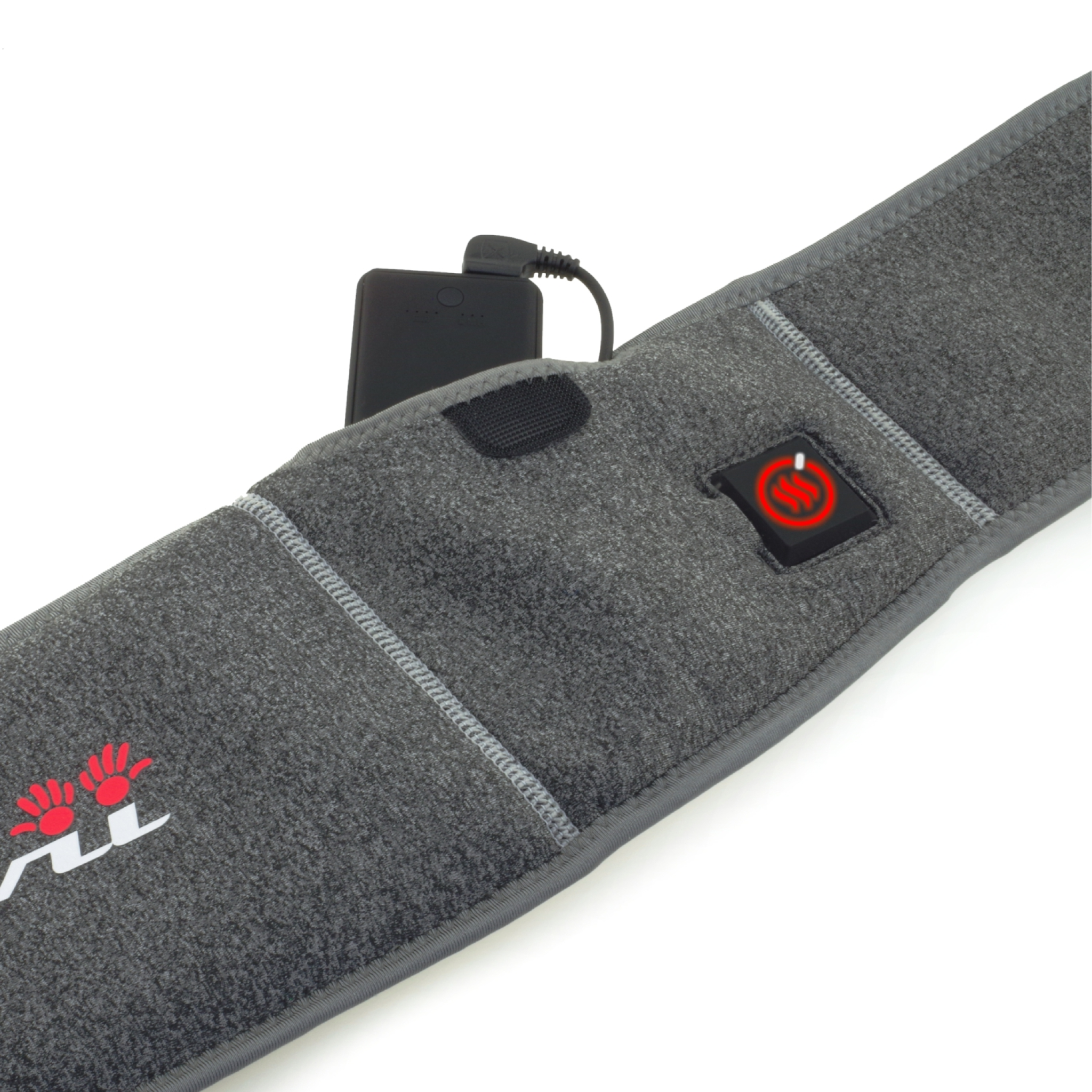 Glovii Heated Universal Belt with USB input. Grey/black Glovii Heated Universal Belt with USB input. Grey/black