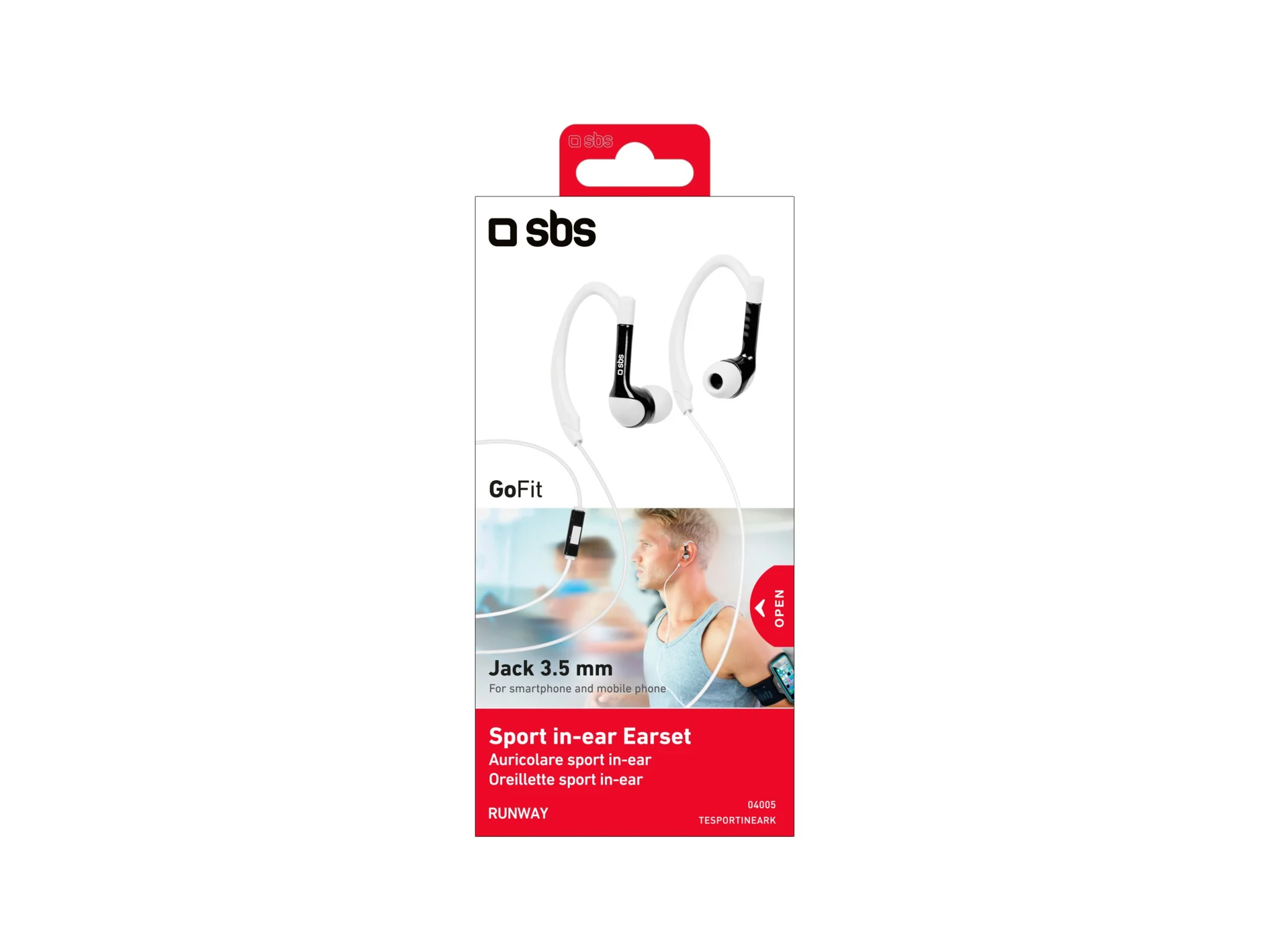 SBS In Ear Headphones. White
