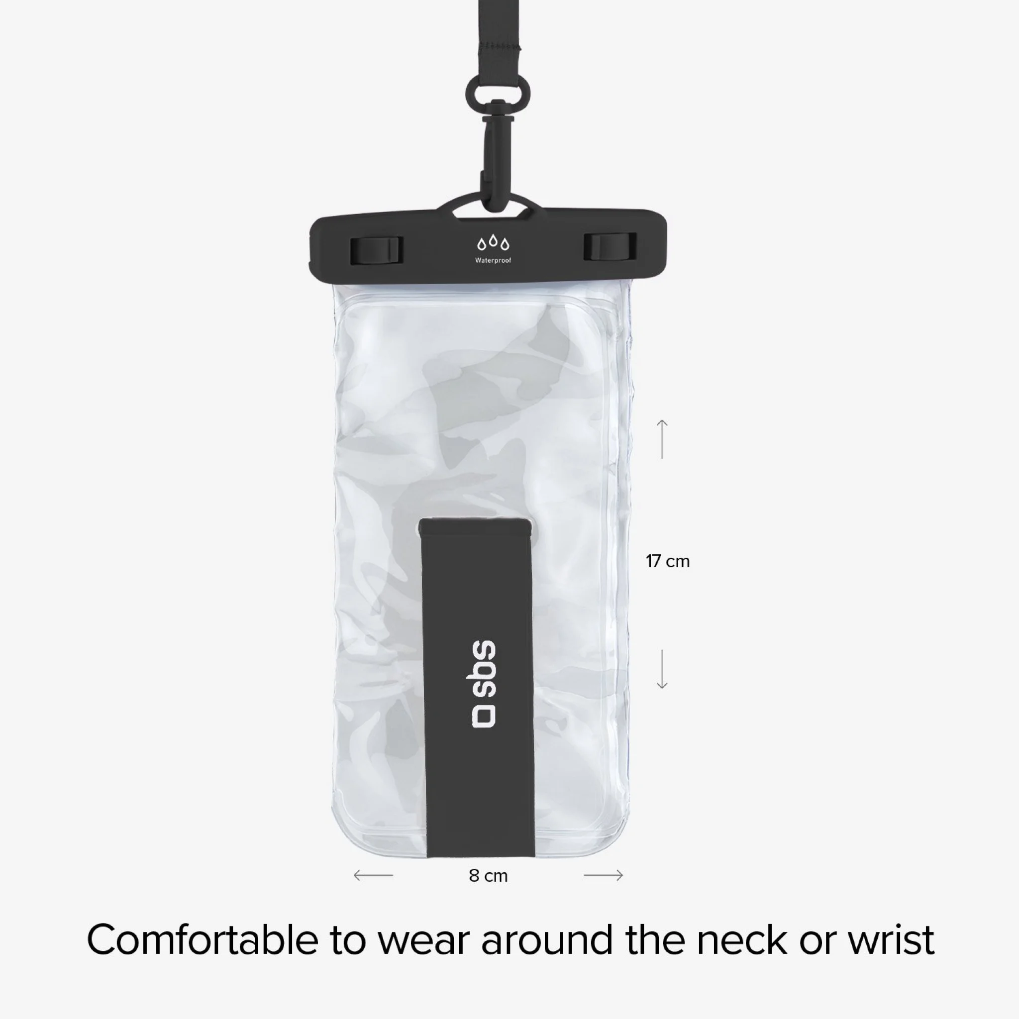 SBS vandtæt etui til smartphones op til 6,8"