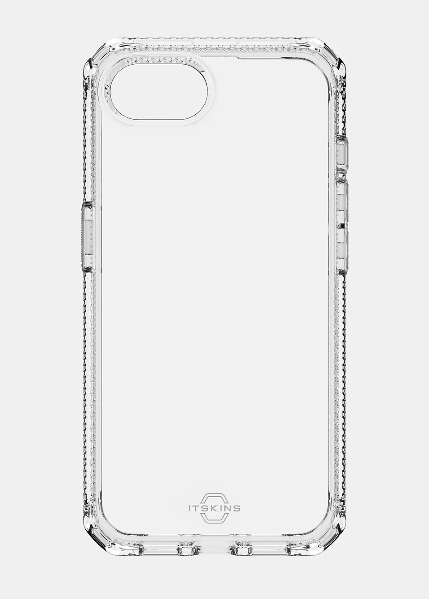 ITSKINS SPECTRUM CLEAR cover til iPhone 16e®. Gennemsigtig