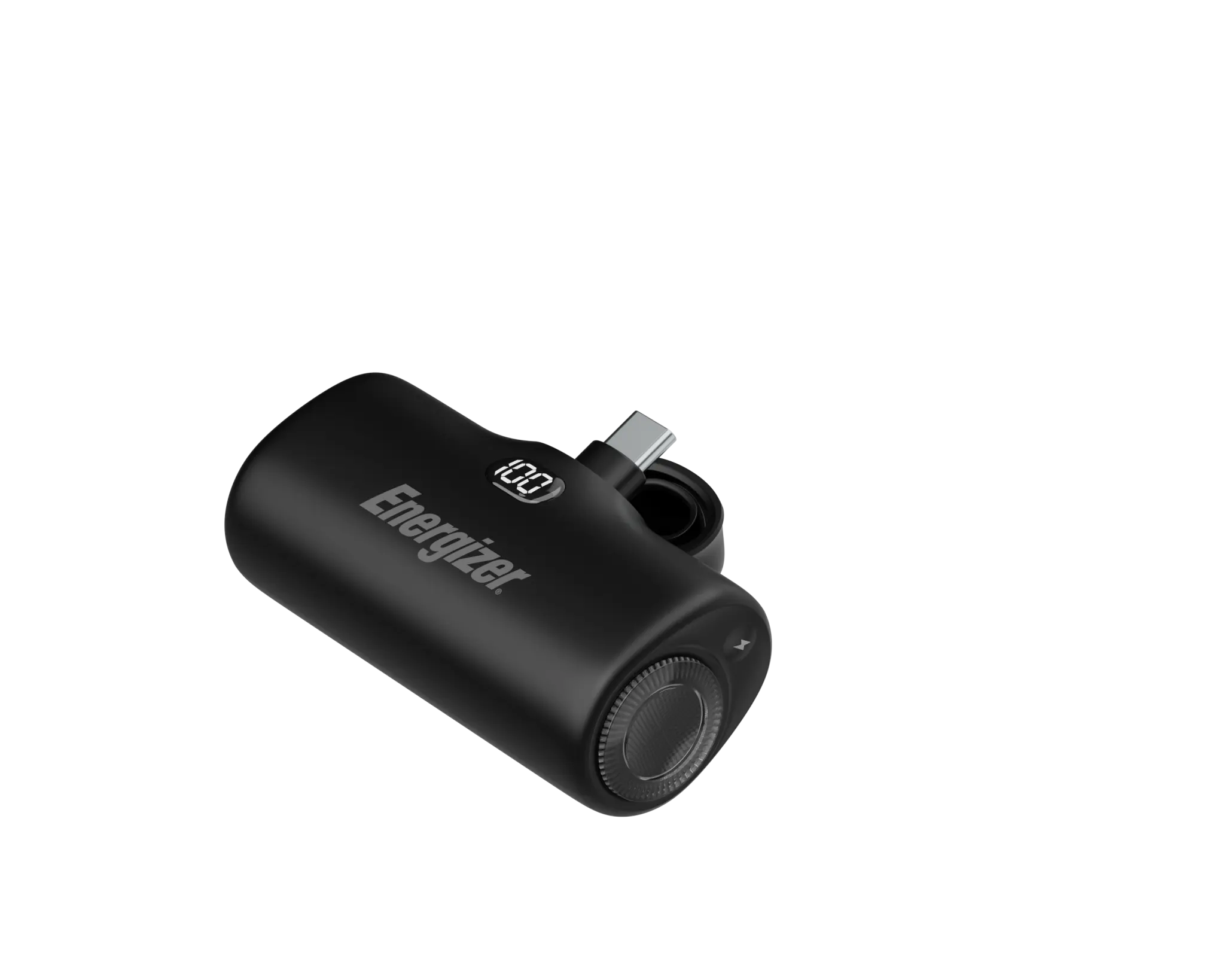 Energizer 22.5W Fast Charging Plug-in Mini Power Bank. Black