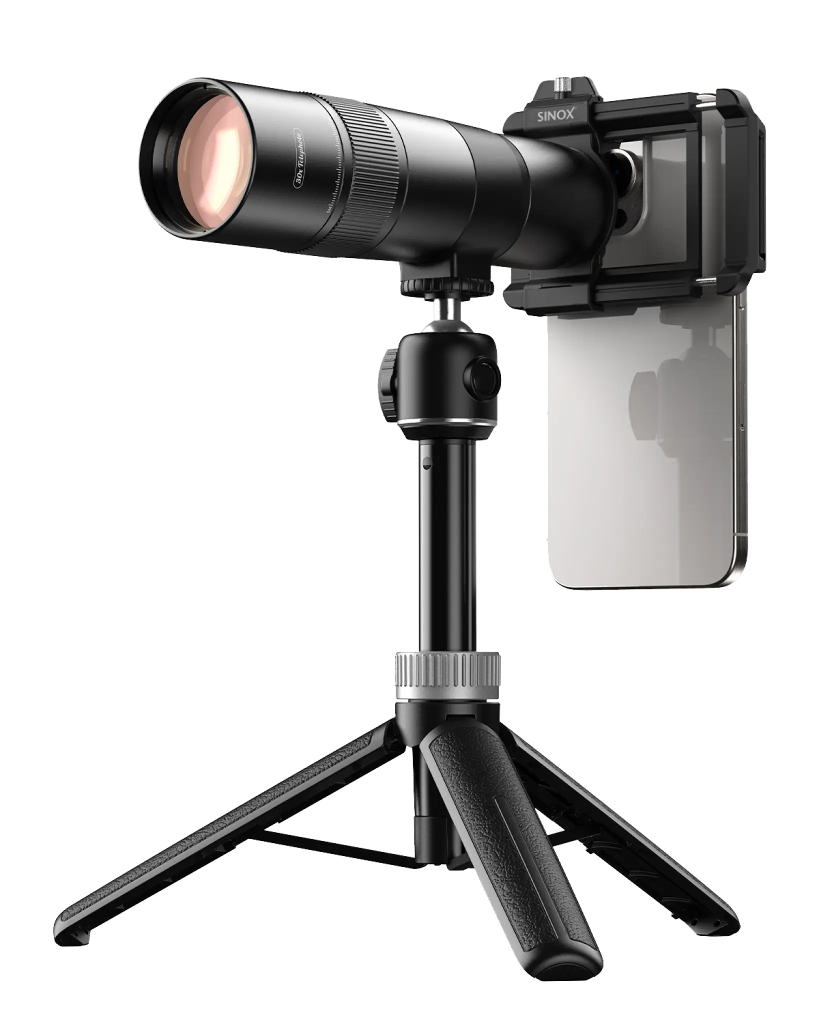 Sinox Lifestyle 30x teleobjektivsæt. Sort