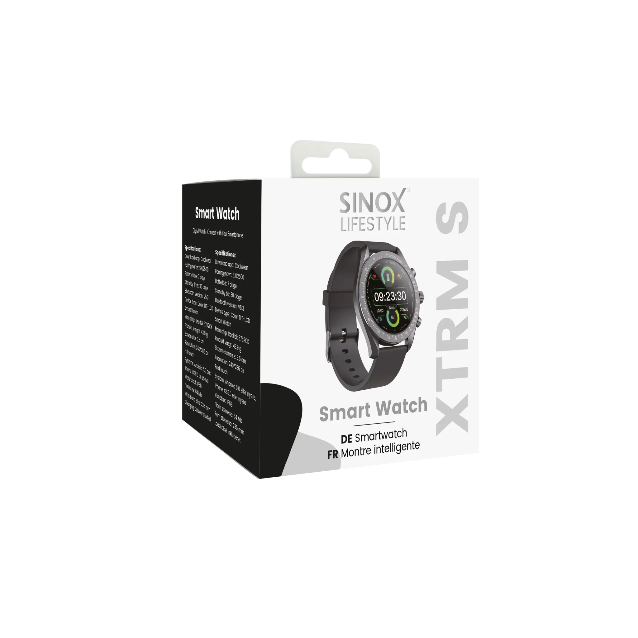 Sinox Lifestyle XTRM S smartwatch. Sort