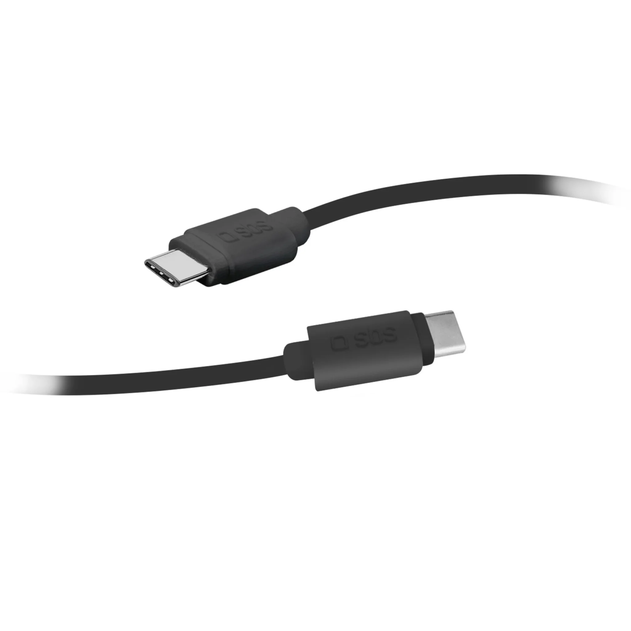 SBS USB C 2.0 Cable. 1.5m. Black
