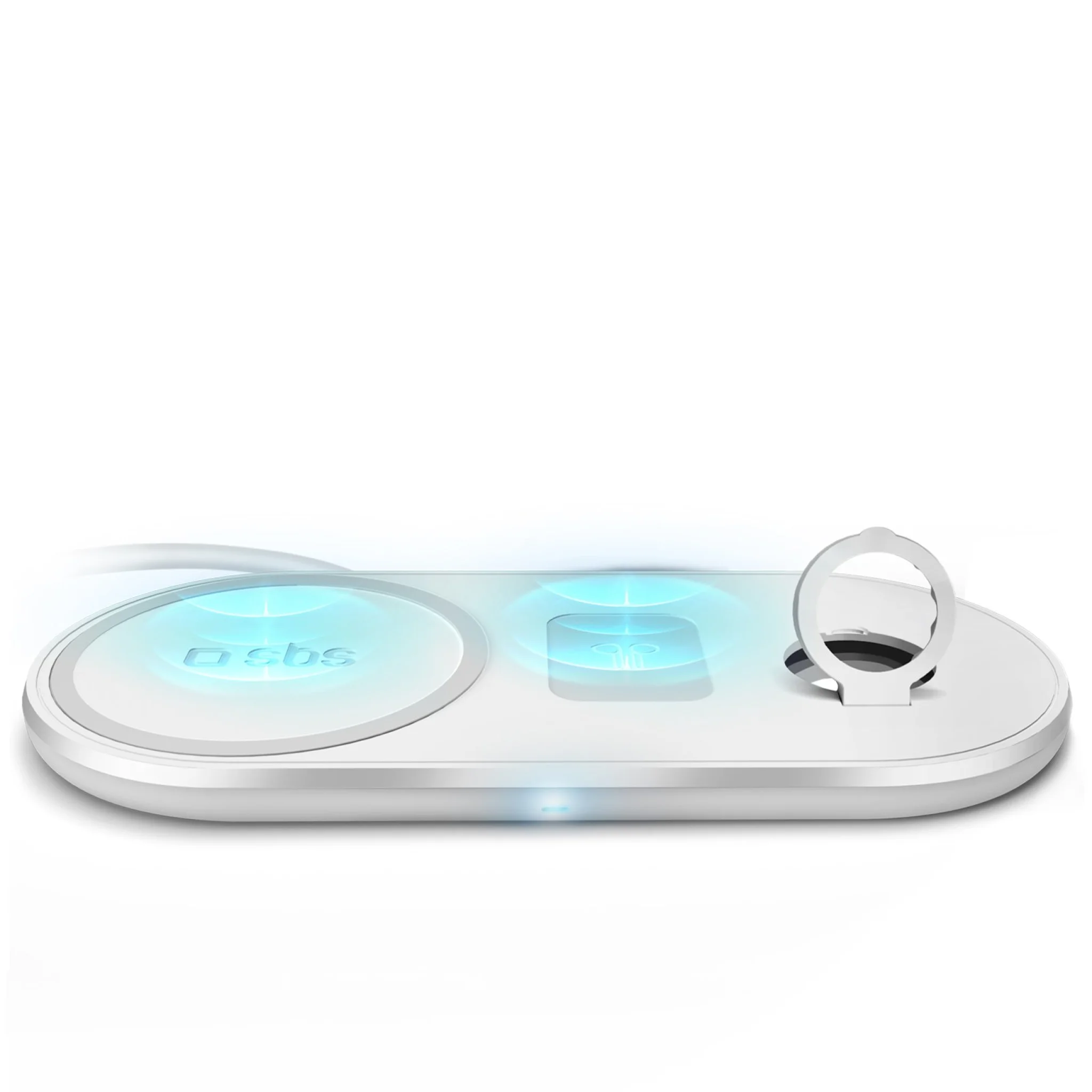 SBS 10W Wireless Charging Base x3. White