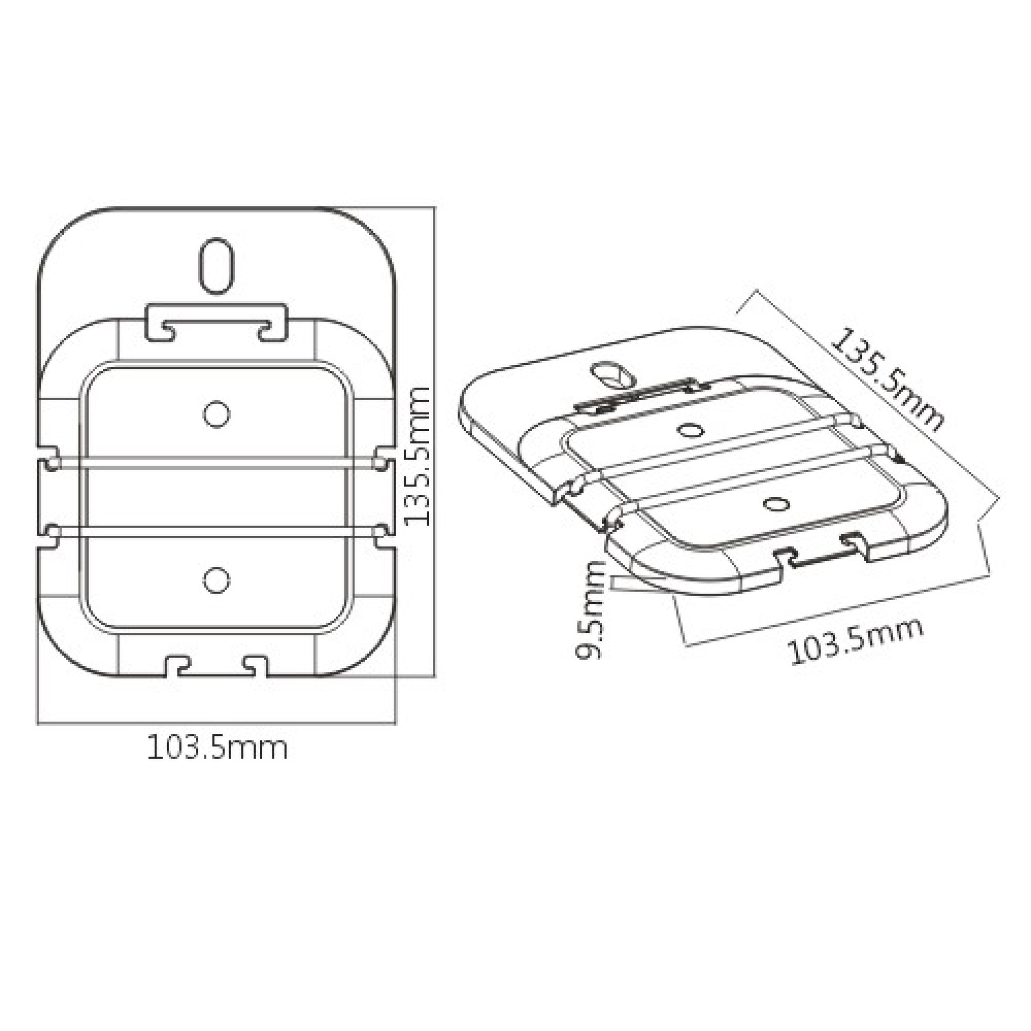 Connectech Media Box Mount for Apple TV
