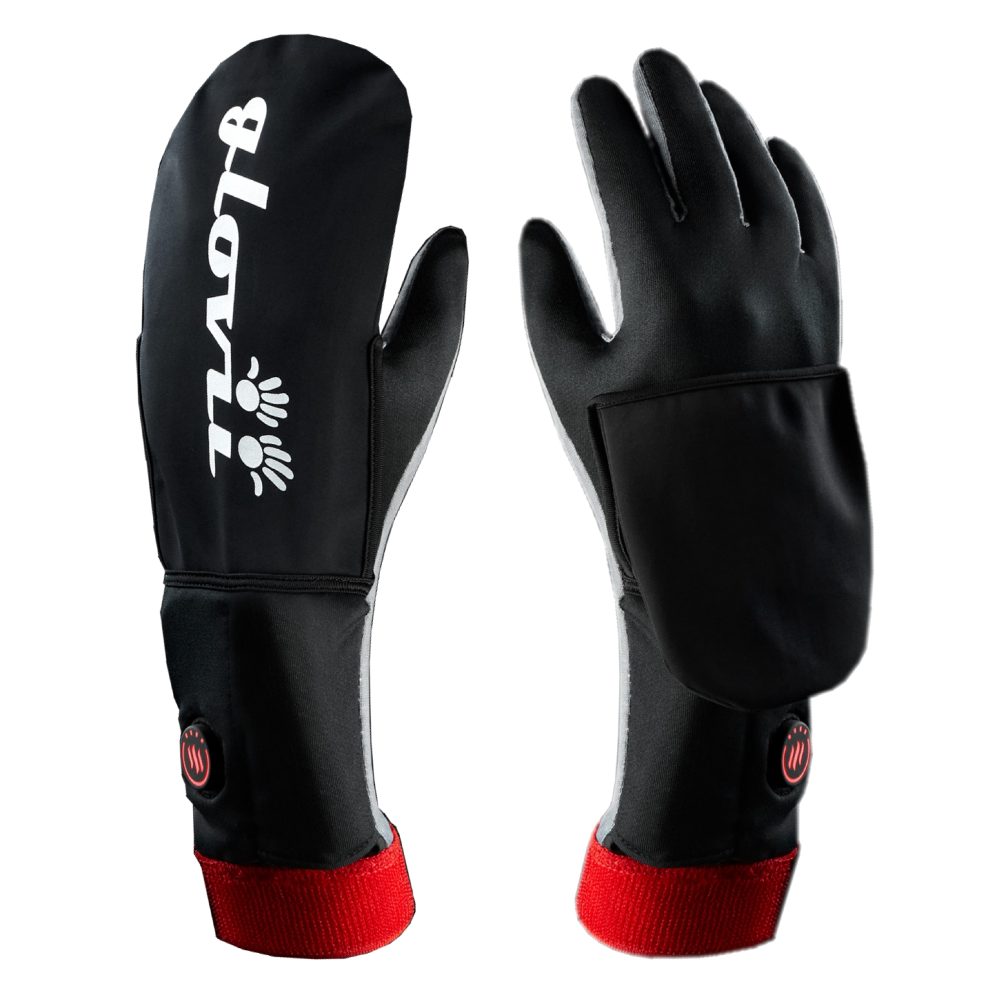 Glovii Heated Universal Gloves with Waterproof cover XL. Black