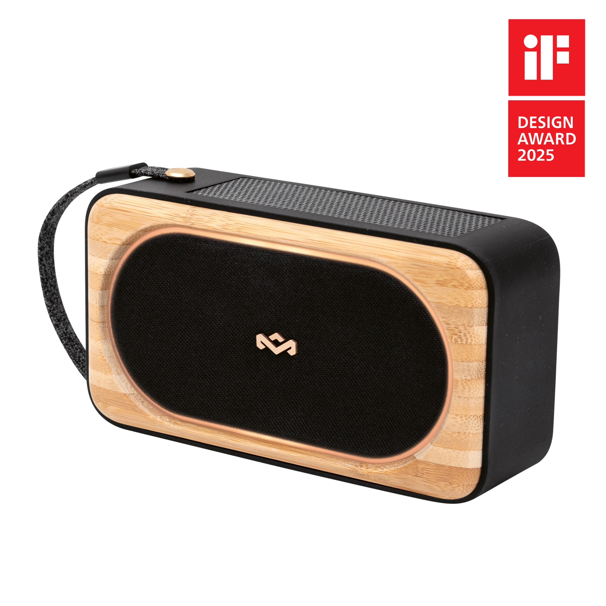 Marley Roots Solar Bluetooth®-højttaler. Sort