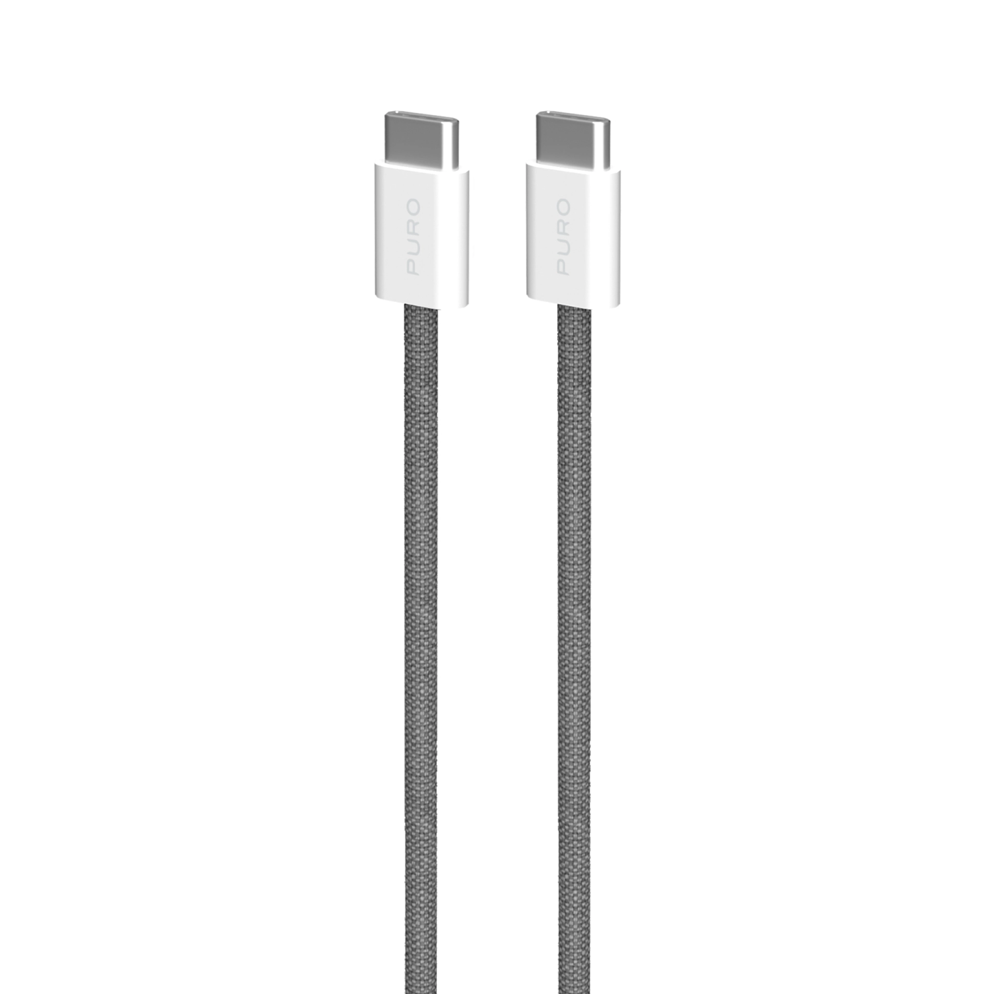 PURO Fabrik 2.0 60W USB-C to USB-C Charging and Sync Cable 1.5m