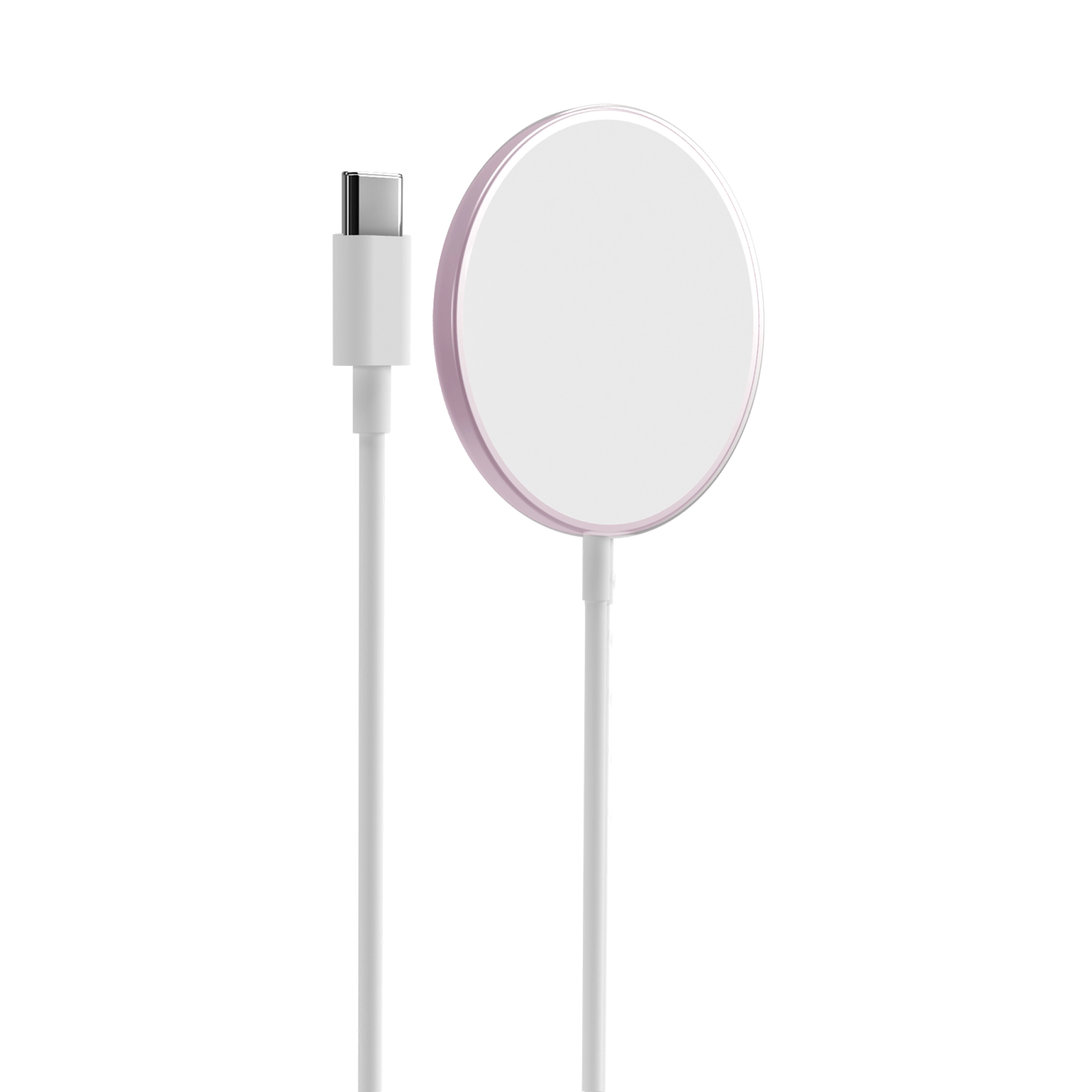 PURO Magnetic Charger USB-C MagSafe. Rose