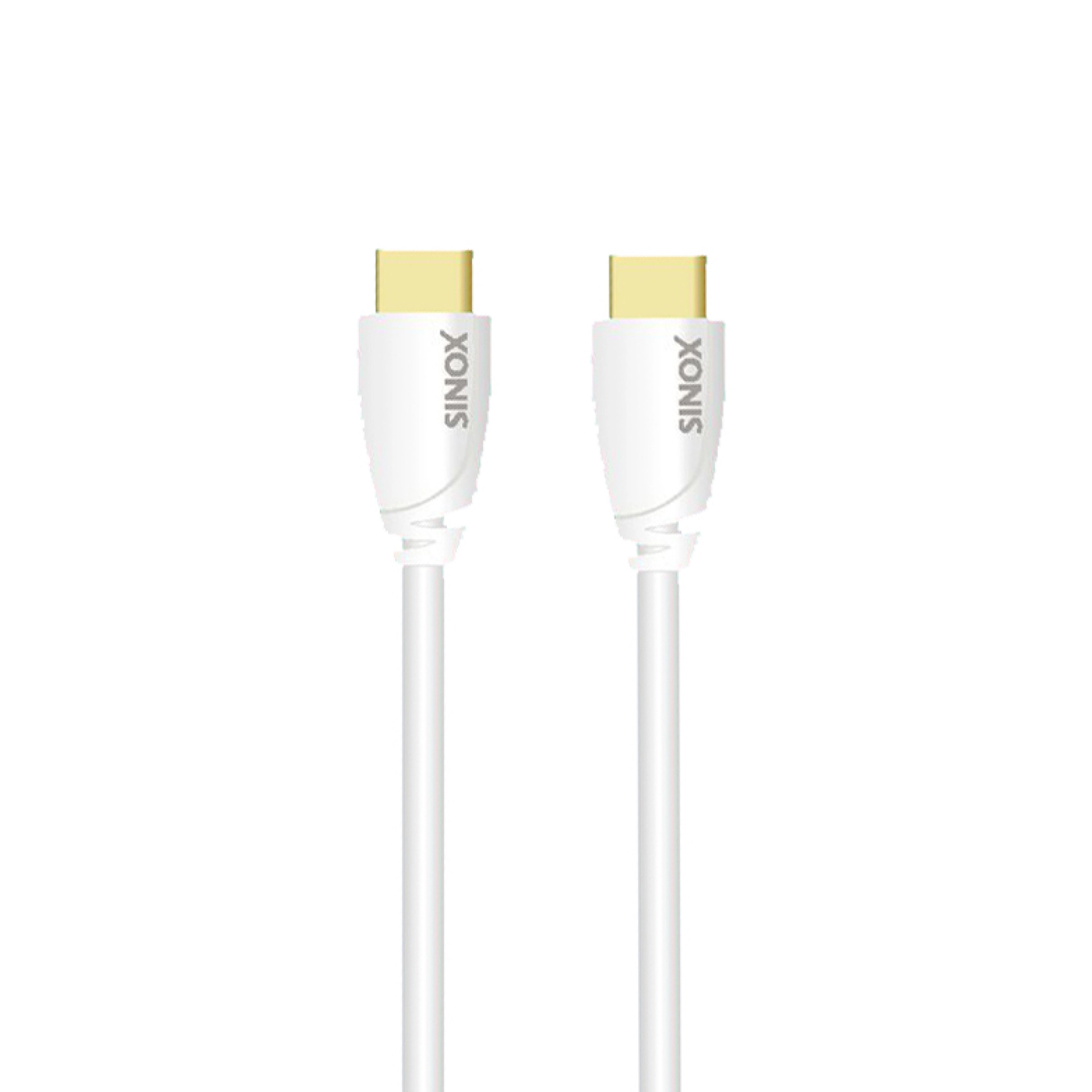 Sinox HDMI™ Cable w/Ethernet. 1m. White