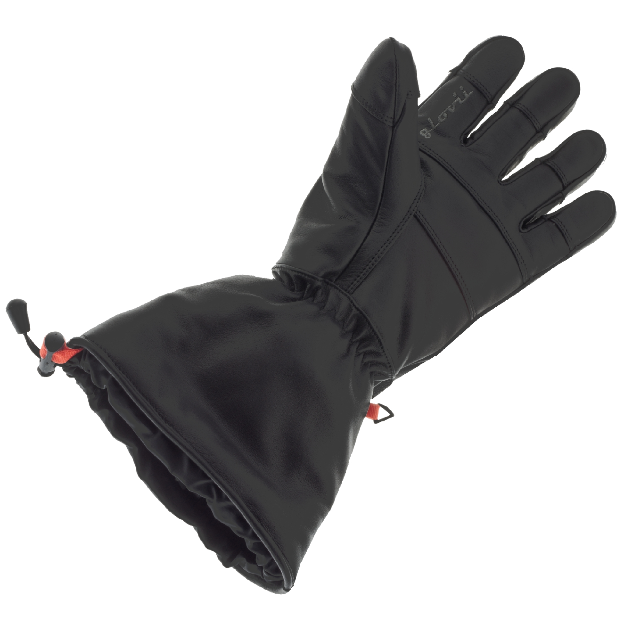 Glovii Heated Leather Ski Gloves XL. Black