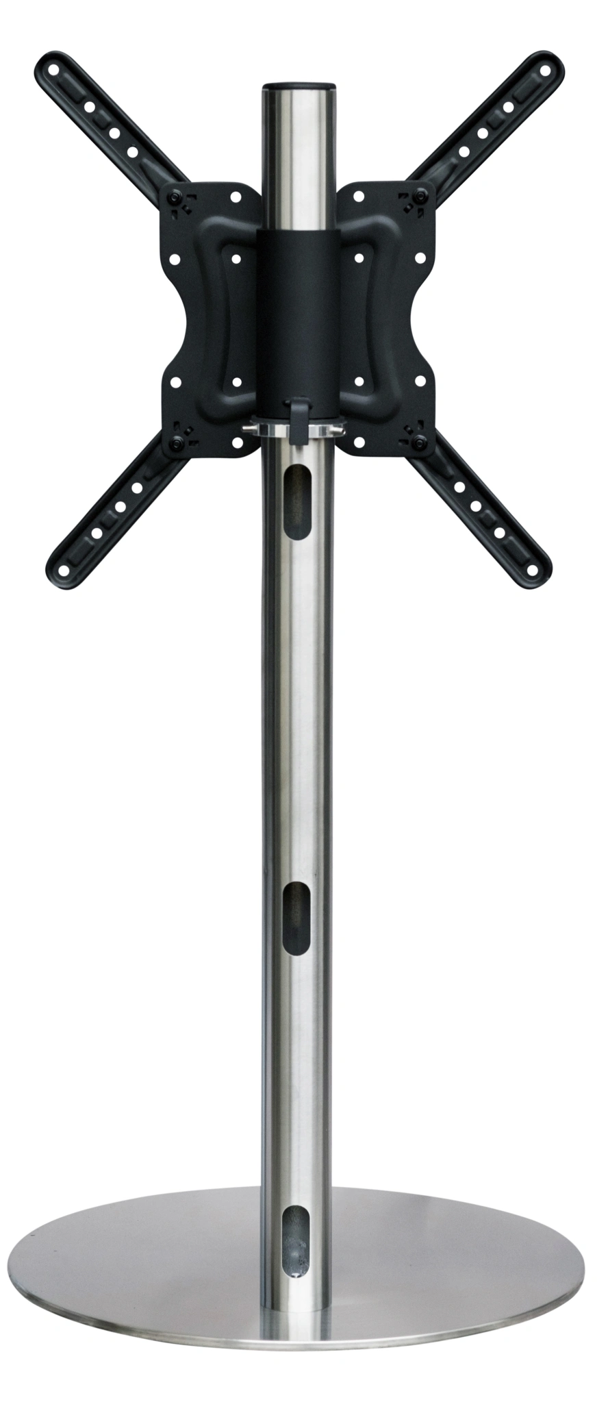 Sinox StandView TV Floor Mount with rotatable top. 26"-65". Alu finish
