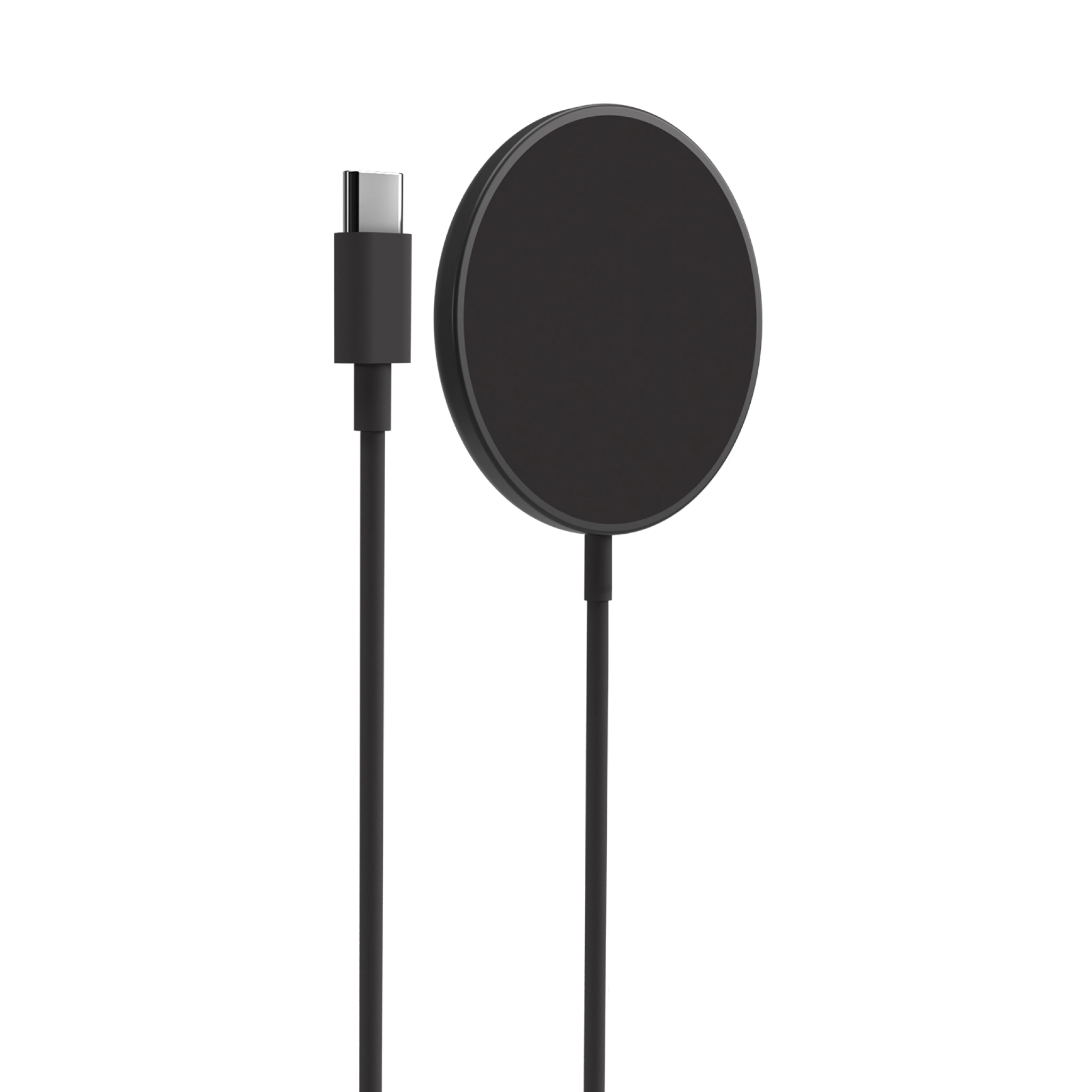 PURO Magnetic Charger USB-C MagSafe. Black