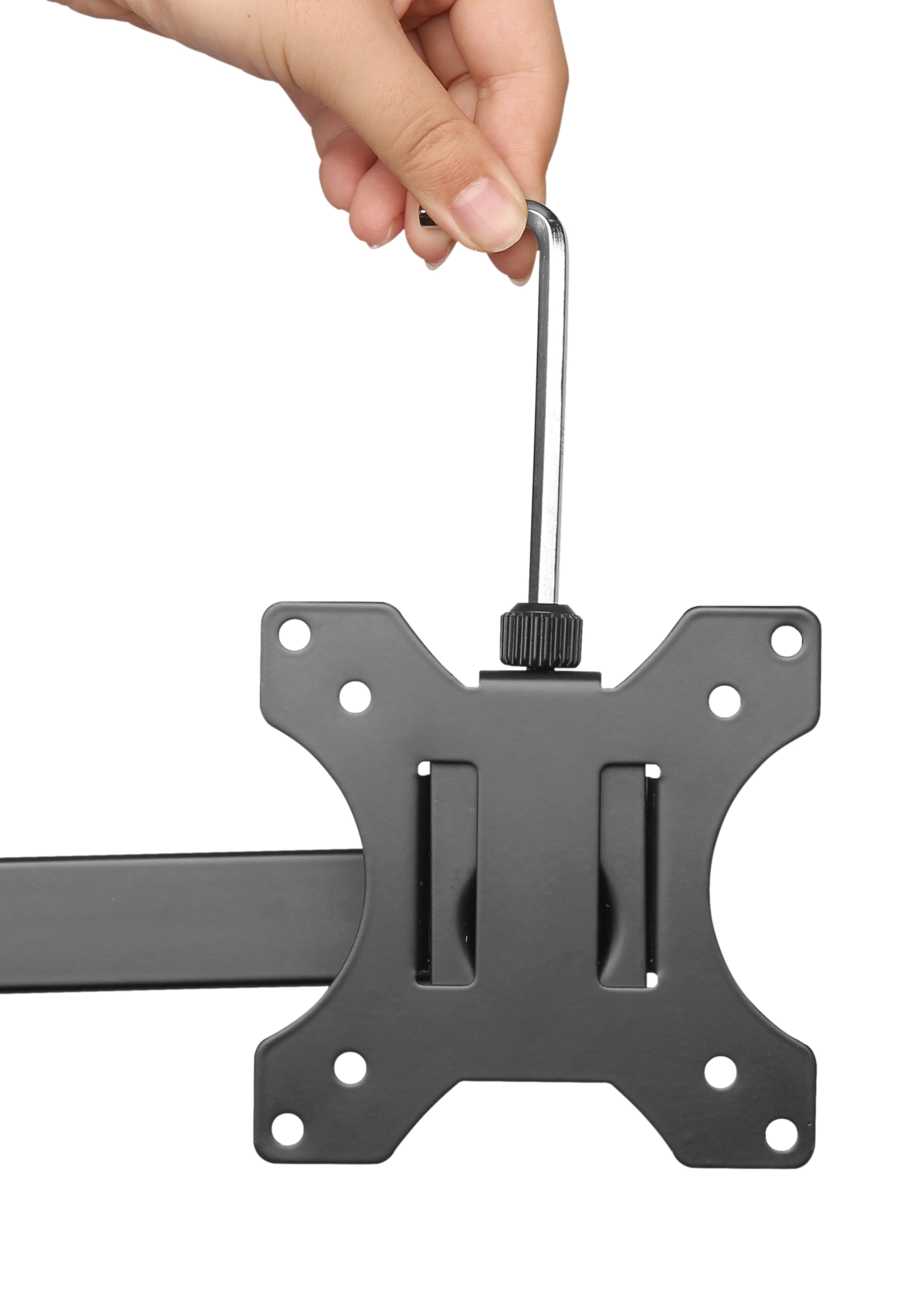 Sinox Office Single Monitor Desk Mount. Up to 32". Black