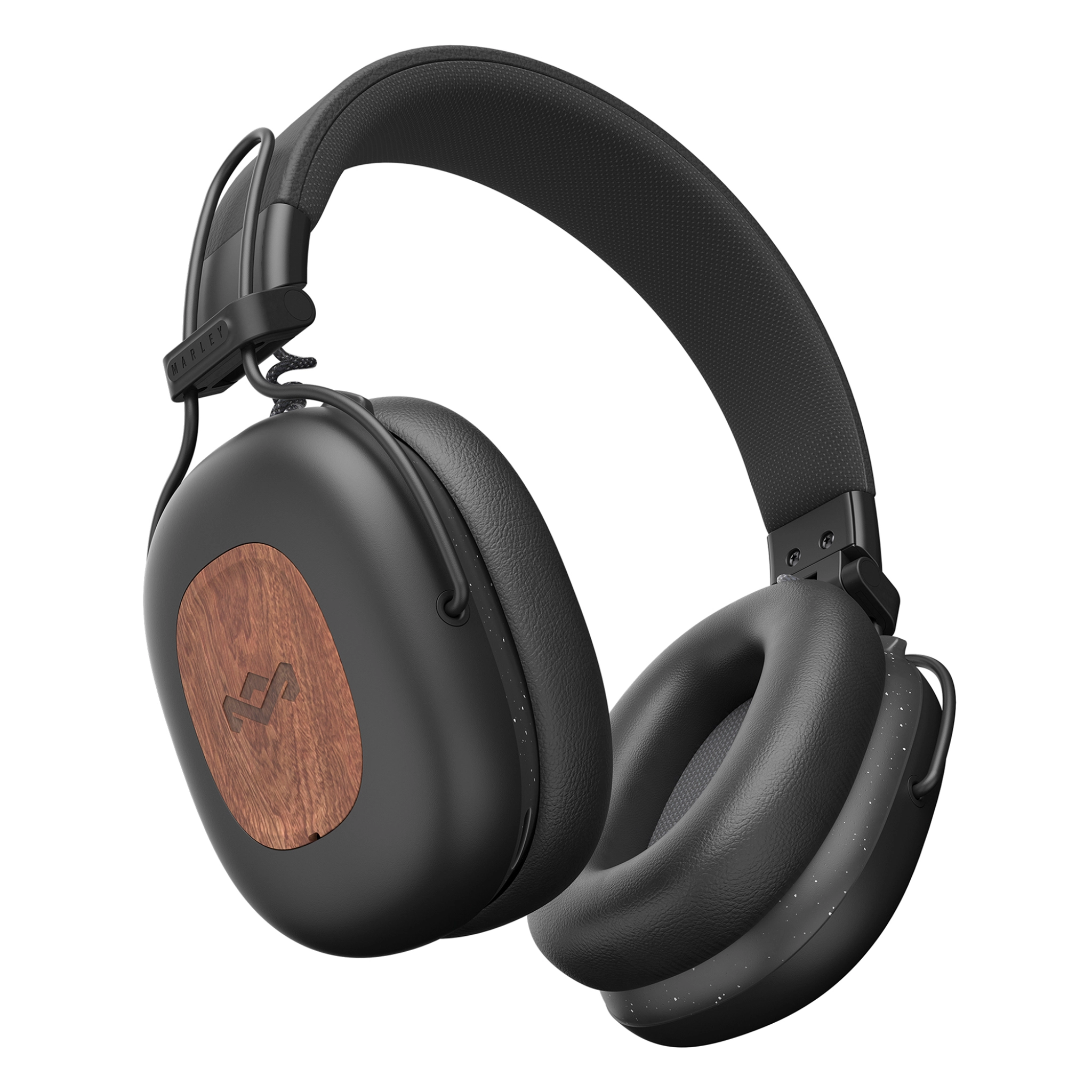 Marley Positive Vibration Rebel ANC-hovedtelefoner. Sort