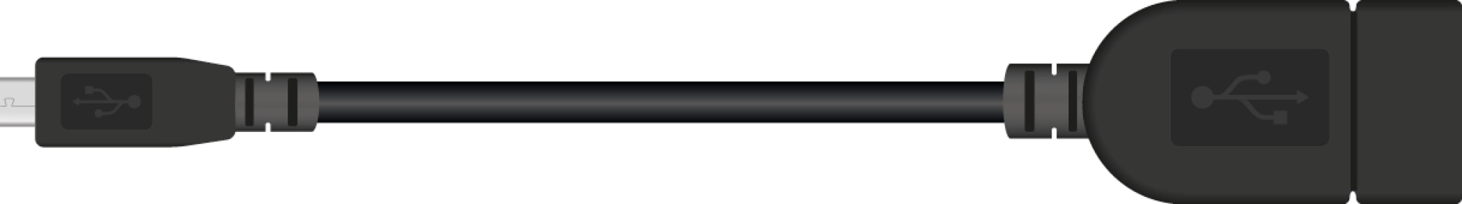 Sinox Micro USB OTG Adaptor. 0.2m. Black