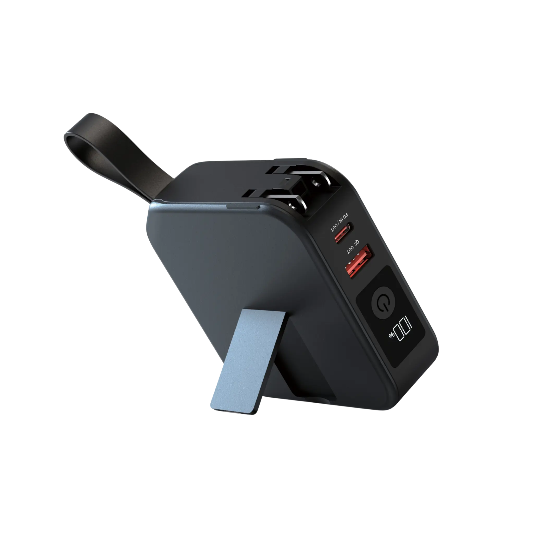 Energizer 10K Magnetic Wireless Power Bank with 20W PD. Black