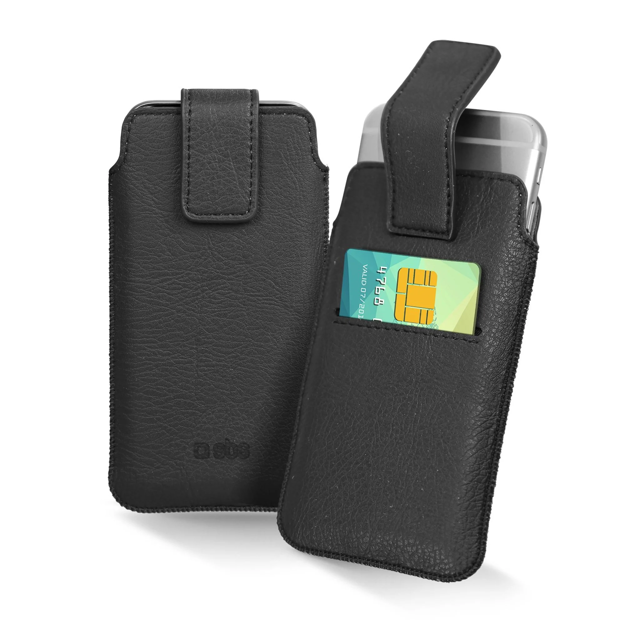 SBS Universal Pocket for Smartphone up to 5.5". Black
