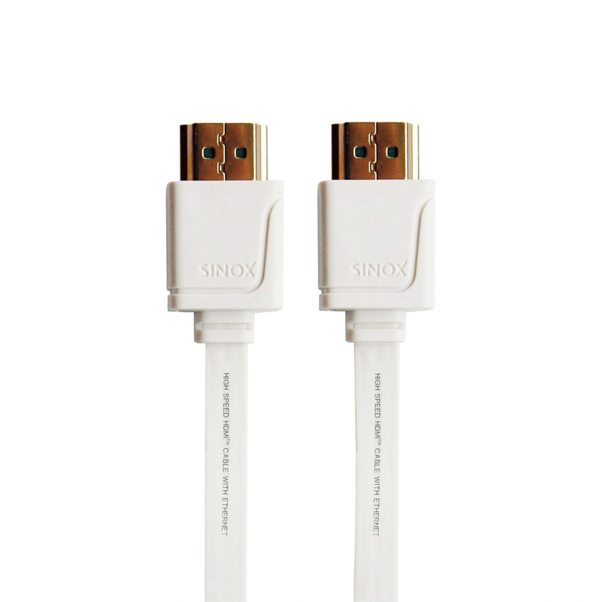 Sinox HDMI™ Flat slim Cable. 3m. White