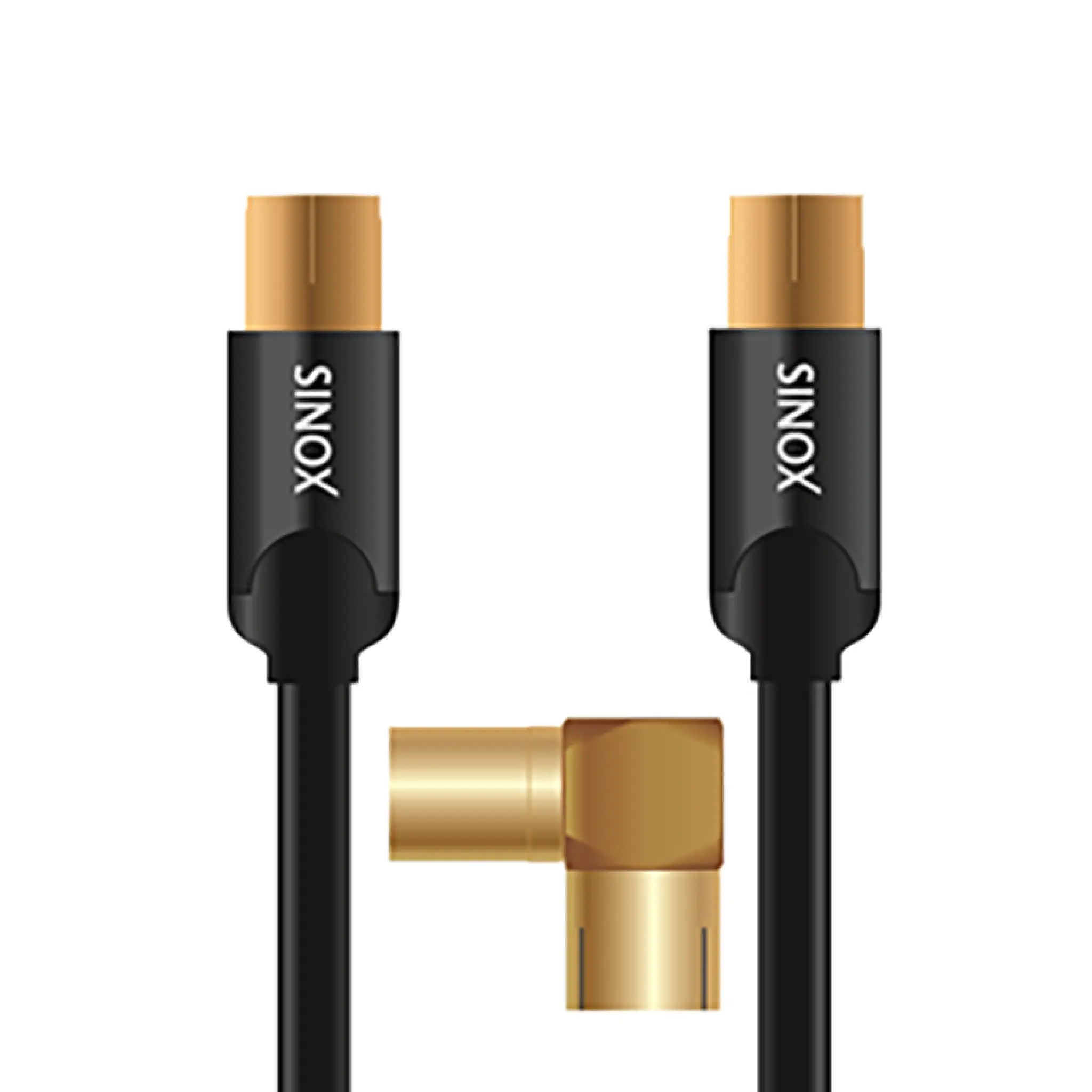 Sinox SHD Antenna Cable. 3m .Black