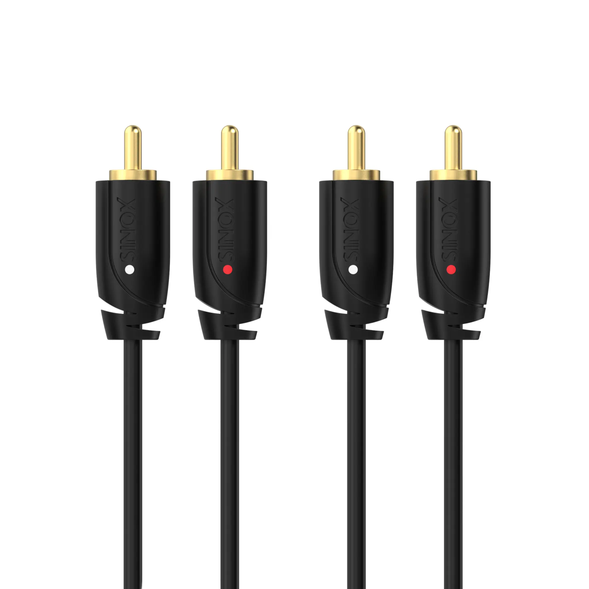 Sinox PRO Phono Cable. 1m. Black