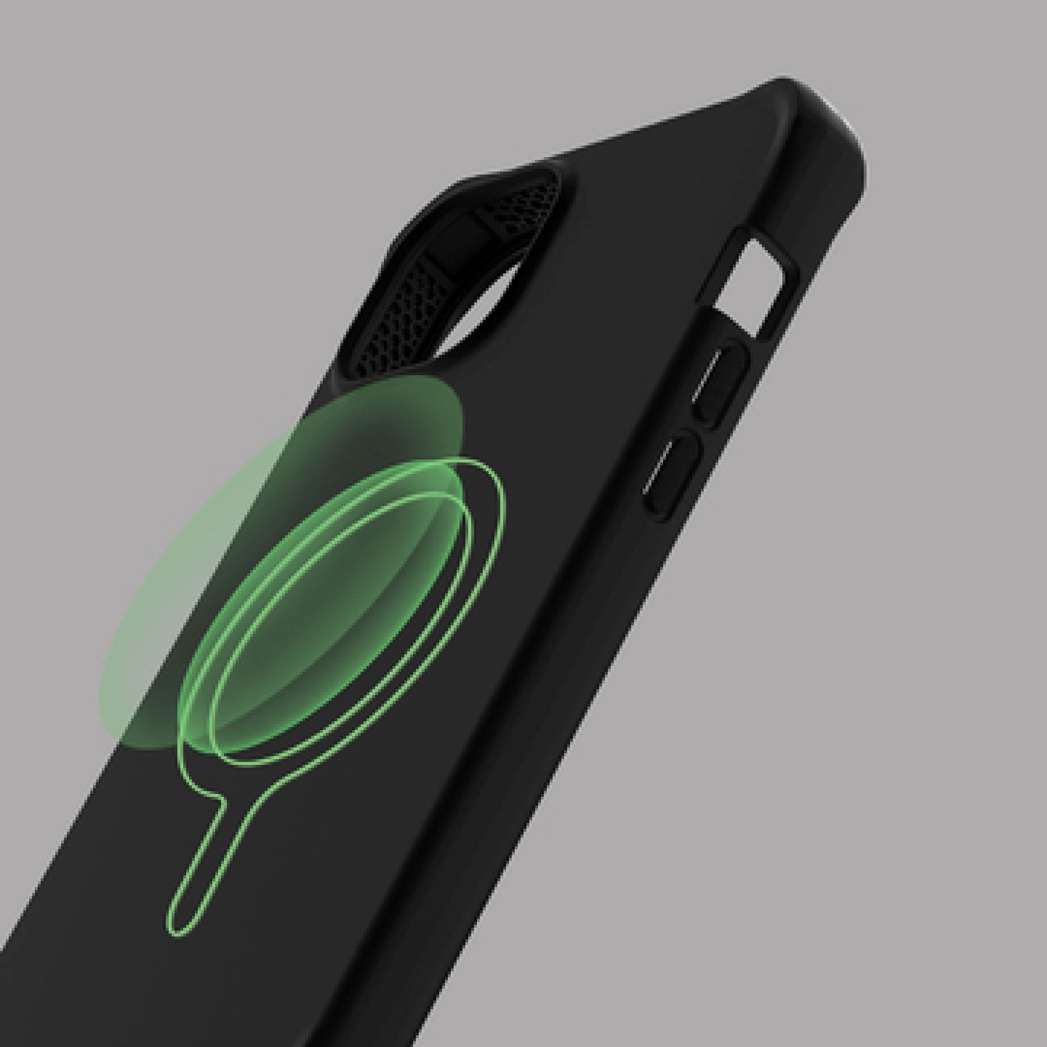 ITSKINS SPECTRUM MAGSAFE SILK cover til iPhone 14 Plus®. Sort