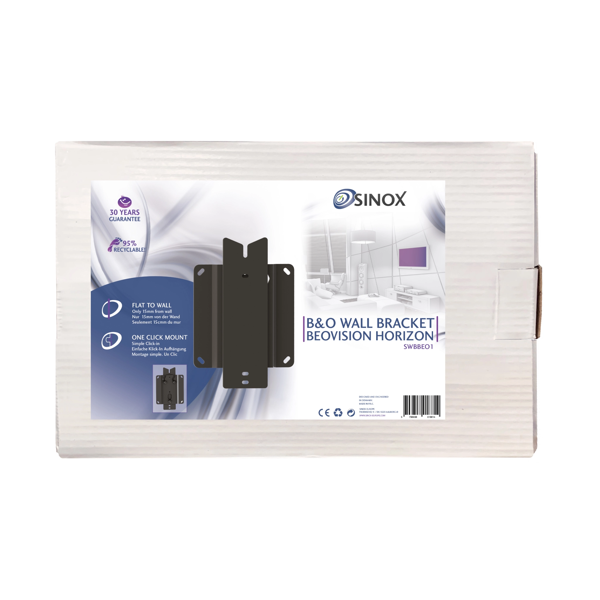 Sinox TV Wall Mount for Beovision Horizon™. Black