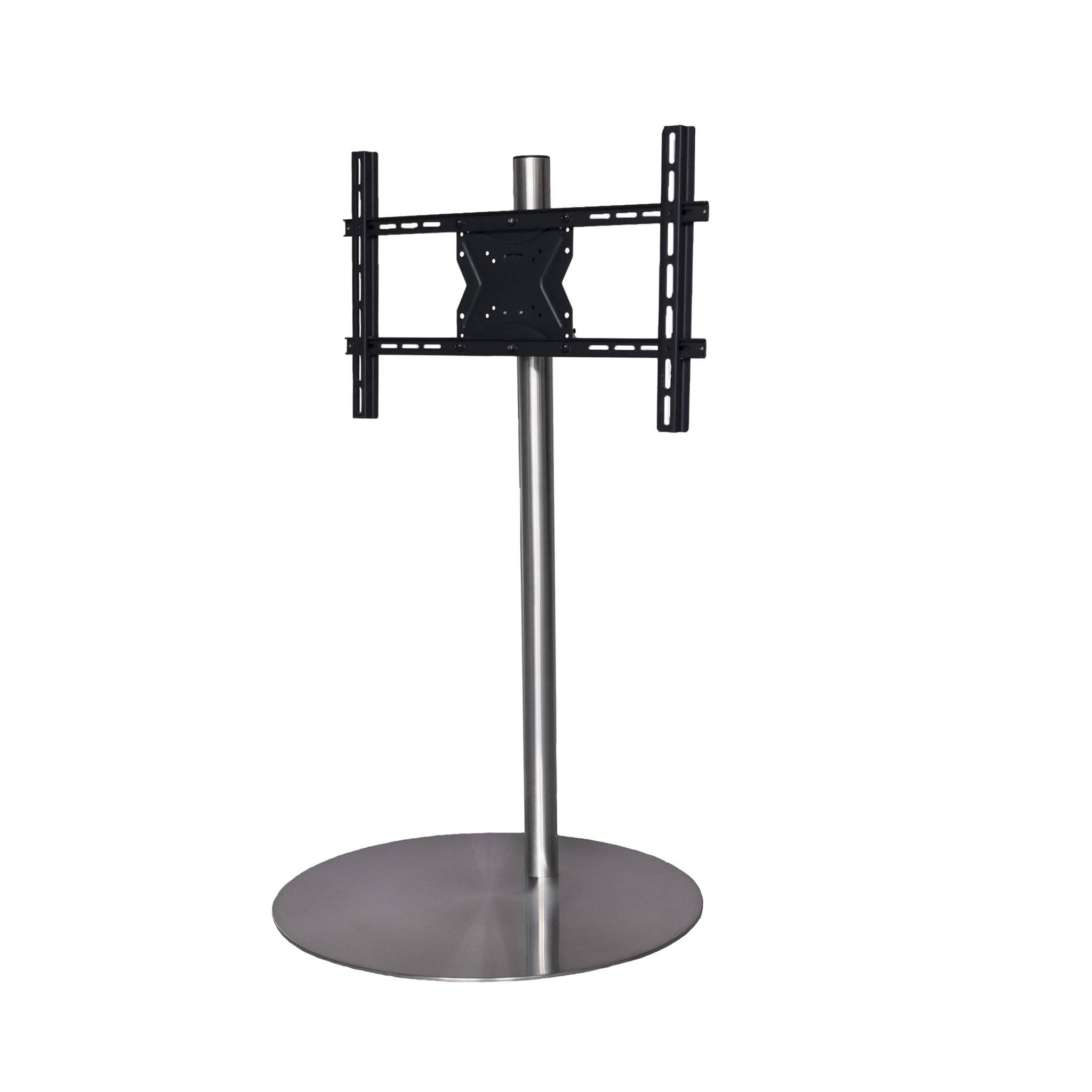 Sinox StandView TV Floor Mount with rotatable top. 55"-85". Alu finish
